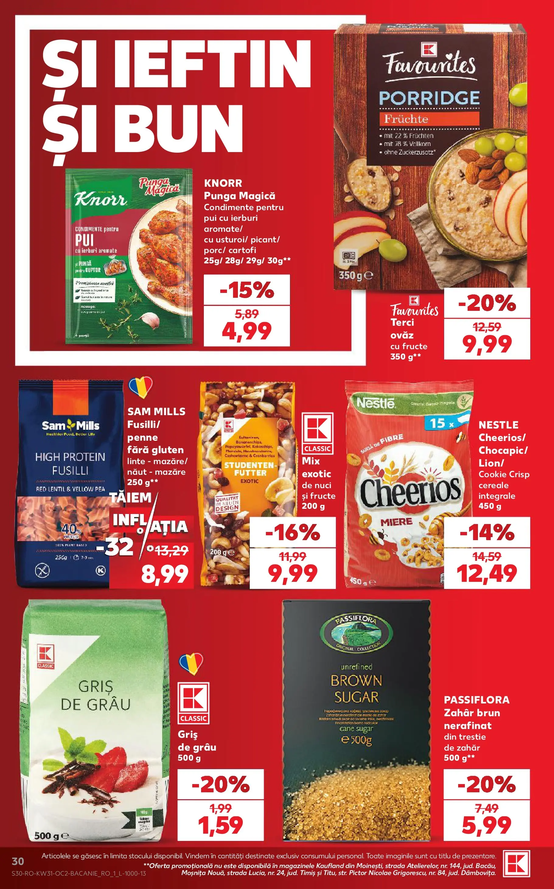 Catalog Kaufland 29 Iulie - 3 August 2026 | Pagina 30 | Produse: Cuptor, Nuci, Condimente, Fructe