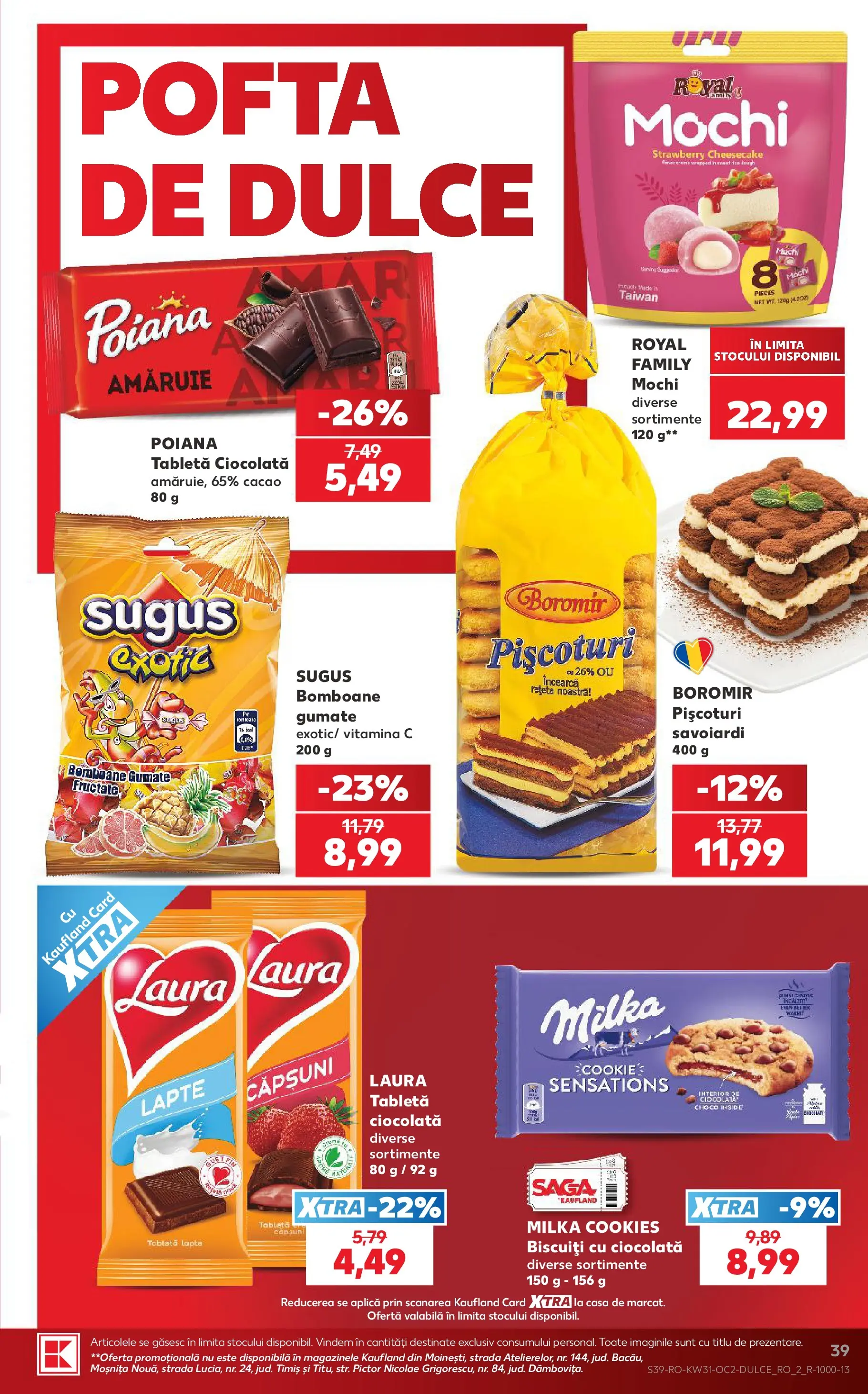 Catalog Kaufland 29 Iulie - 3 August 2026 | Pagina 39 | Produse: Tabletă, Lapte, Ciocolată, Bomboane