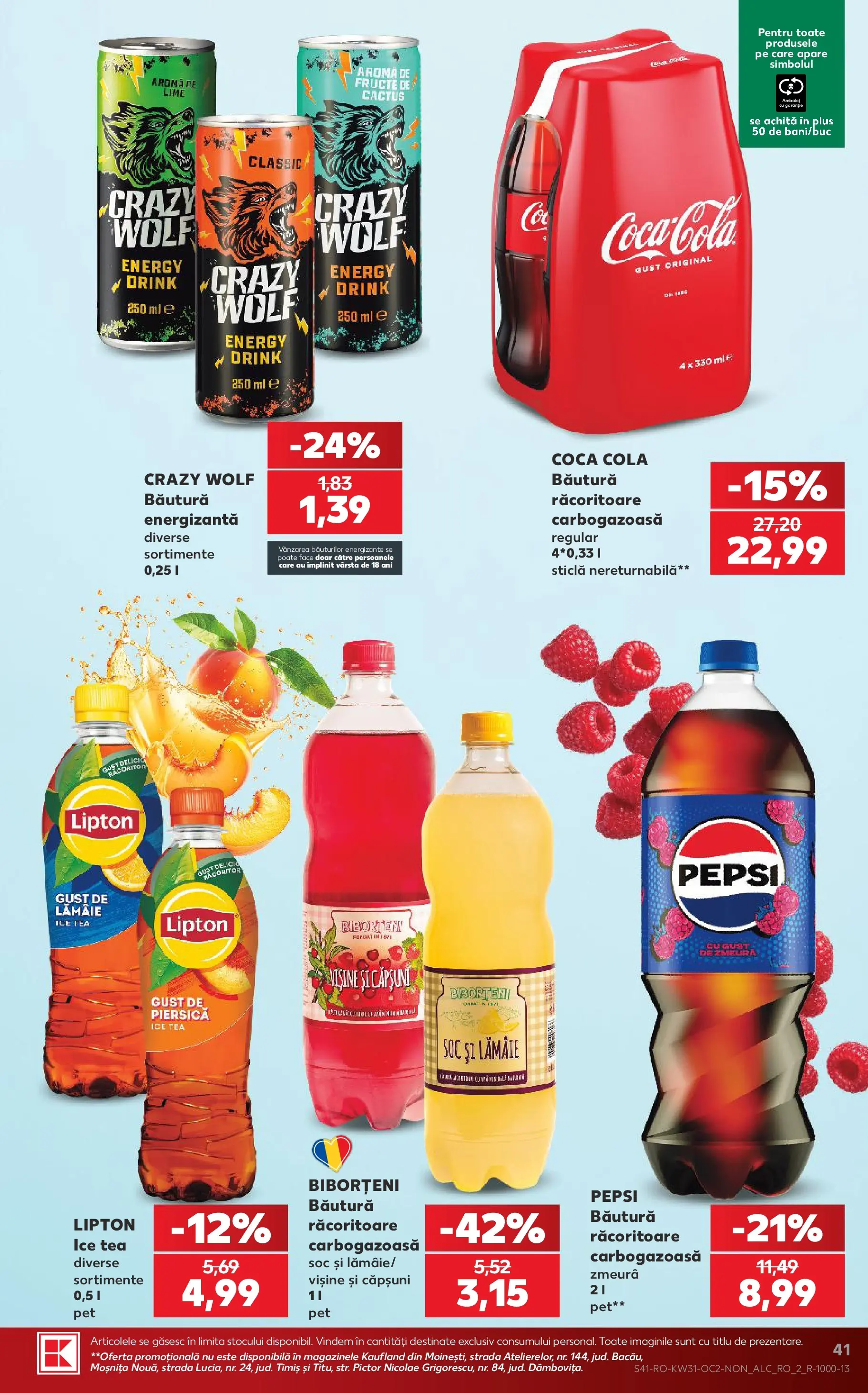 Catalog Kaufland 29 Iulie - 3 August 2026 | Pagina 41 | Produse: Piersică, Lime, Amerikan servis, Fructe