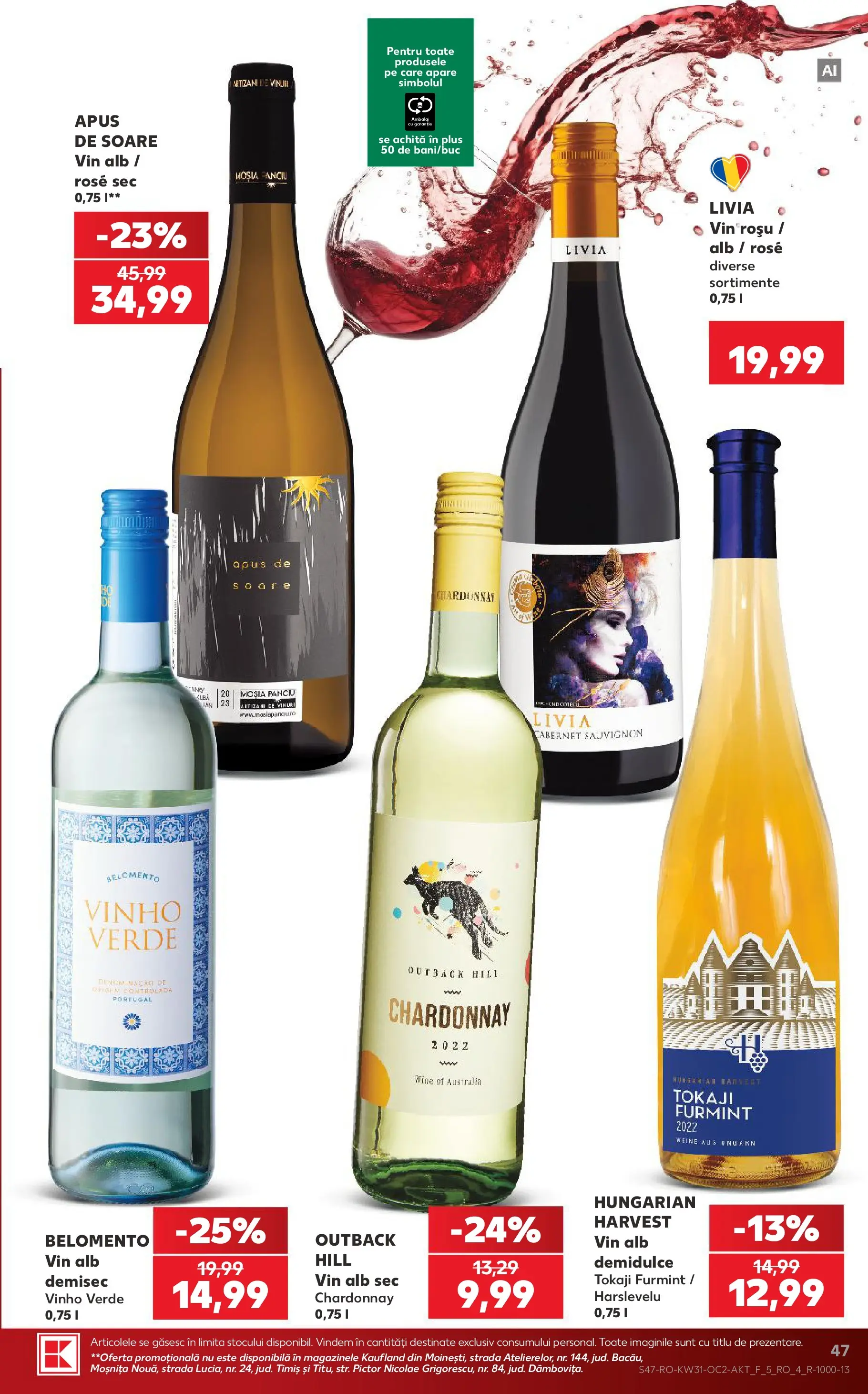 Catalog Kaufland 29 Iulie - 3 August 2026 | Pagina 47 | Produse: Vin