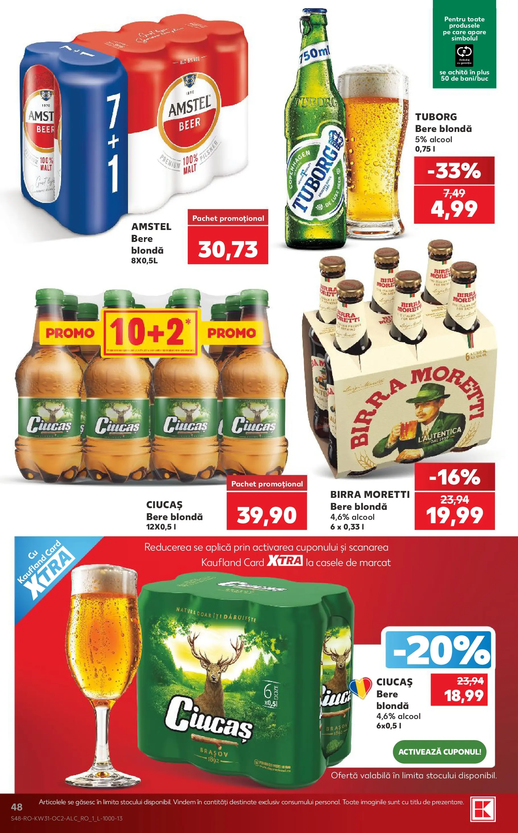 Catalog Kaufland 29 Iulie - 3 August 2026 | Pagina 48 | Produse: Bere