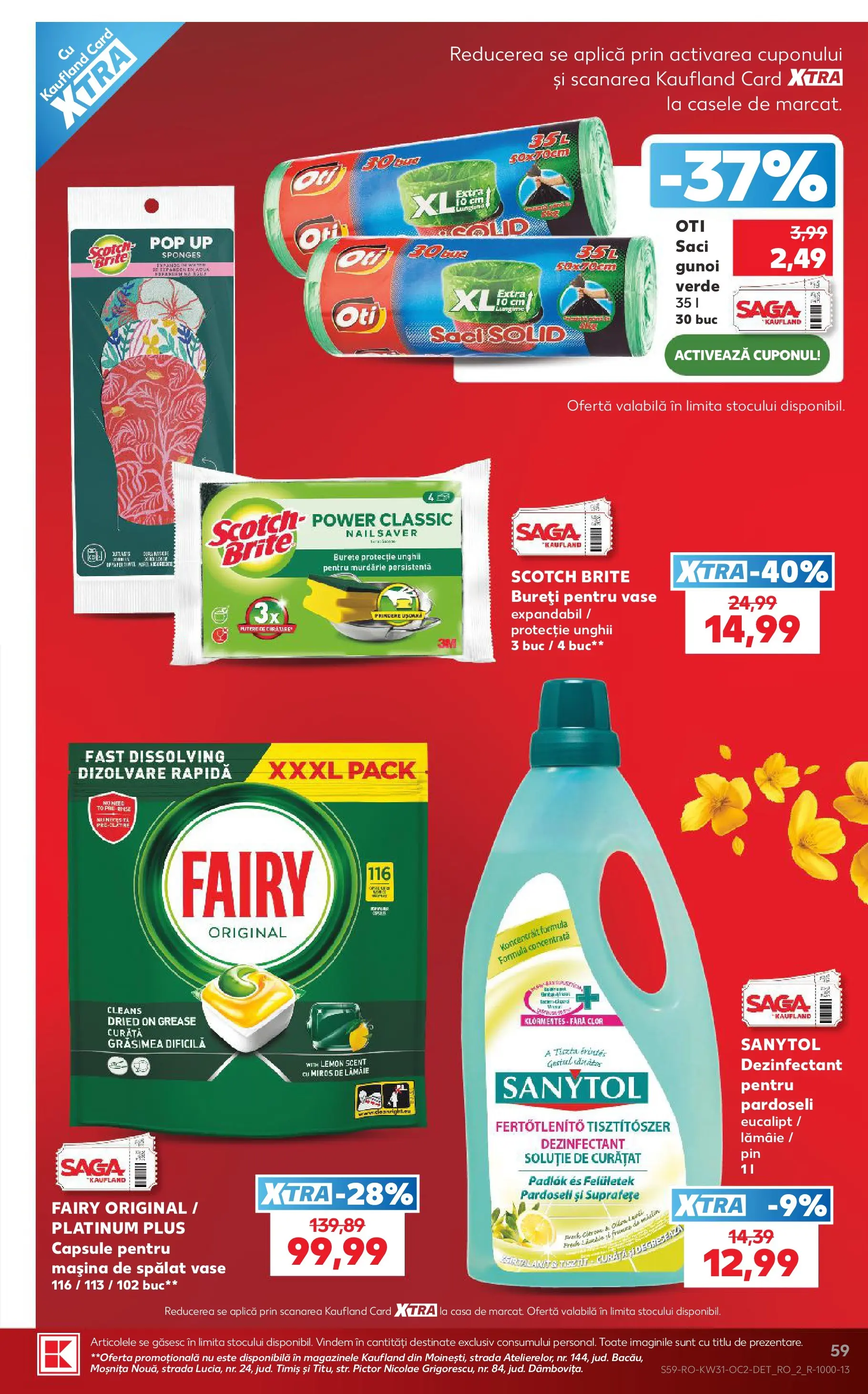 Catalog Kaufland 29 Iulie - 3 August 2026 | Pagina 59 | Produse: Mașină De Spălat, Mașină De Spălat Vase, Burete, Lămâie