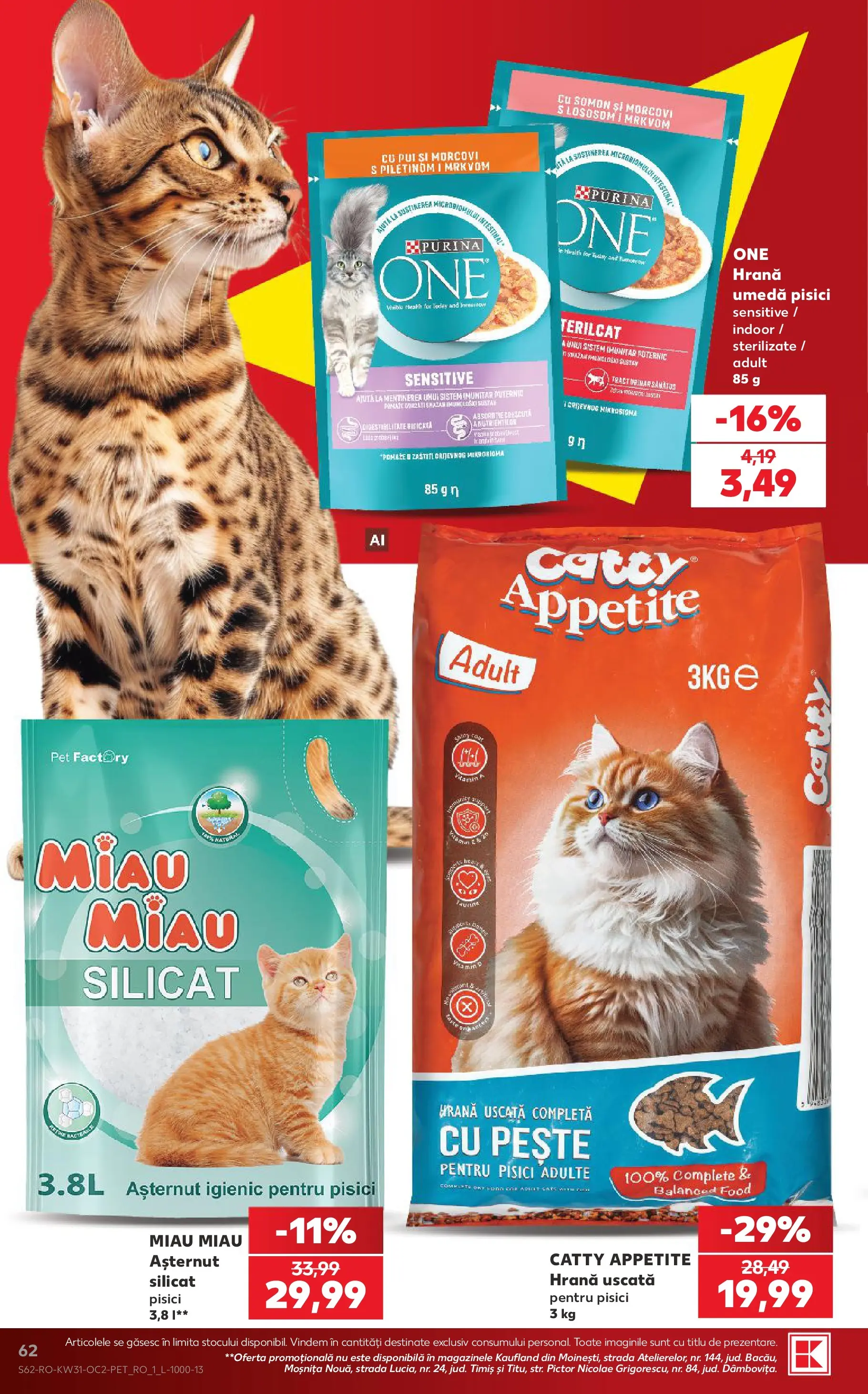 Catalog Kaufland 29 Iulie - 3 August 2026 | Pagina 62 | Produse: Hacıyatmaz Kedi Oyuncağı, Pește, Morcovi