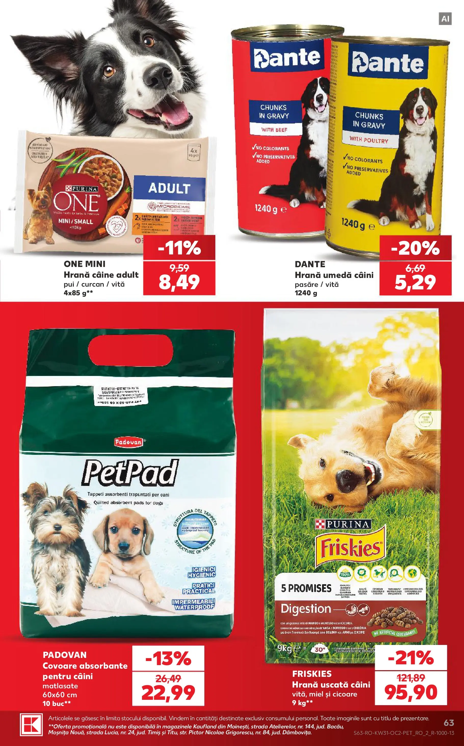 Catalog Kaufland 29 Iulie - 3 August 2026 | Pagina 63 | Produse: Hacıyatmaz Kedi Oyuncağı, Absorbante
