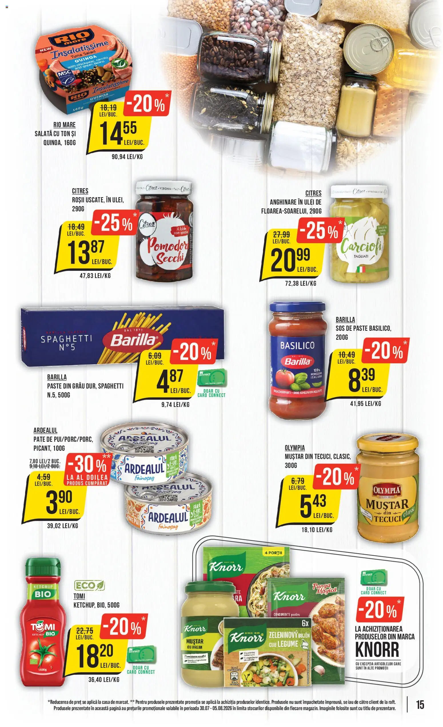 Catalog Mega Image 30 Iulie - 4 August 2026 | Pagina 15 | Produse: Ulei, Condimente, Legume, Sos