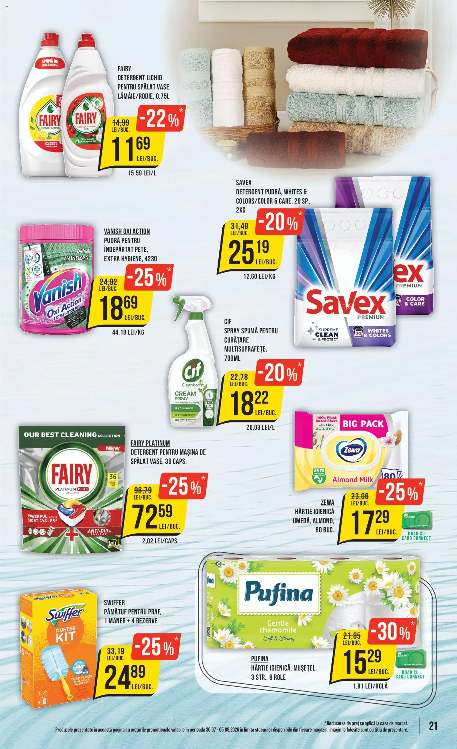 Catalog Mega Image 30 Iulie - 4 August 2026 | Pagina 21 | Produse: Mâner, Pudră, Detergent, Çelik Mama ve Su Kabı