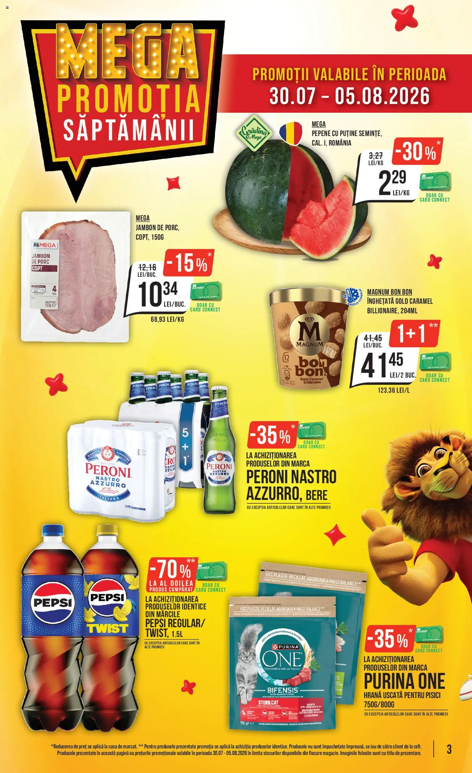 Catalog Mega Image 30 Iulie - 4 August 2026 | Pagina 3 | Produse: Bere, Înghețată