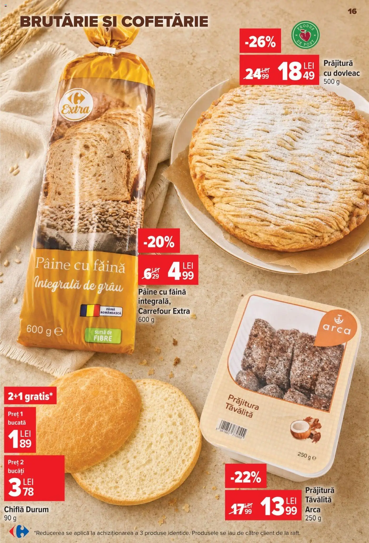 Catalog Carrefour 29 Iulie - 3 August 2026 | Pagina 16 | Produse: Dovleac, Raft, Prăjitură, Făină