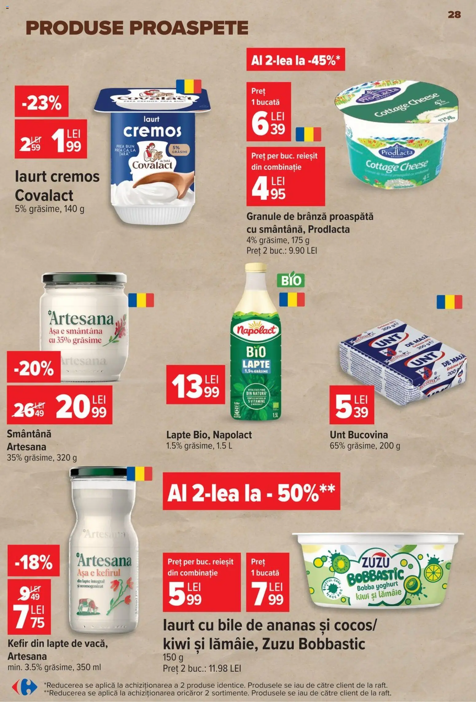 Catalog Carrefour 29 Iulie - 3 August 2026 | Pagina 28 | Produse: Brânză, Ananas, Kiwi, Médailles