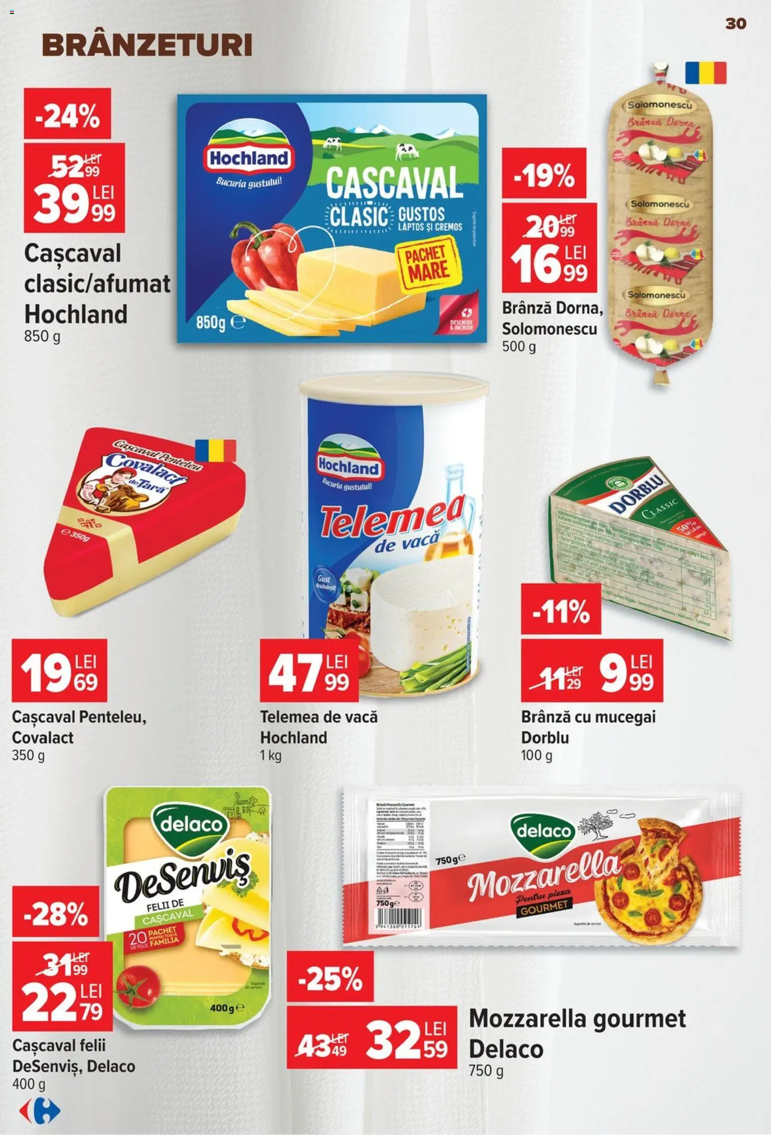 Catalog Carrefour 29 Iulie - 3 August 2026 | Pagina 30 | Produse: Light Kedi Konservesi, Mozzarella, Brânză, Pizza