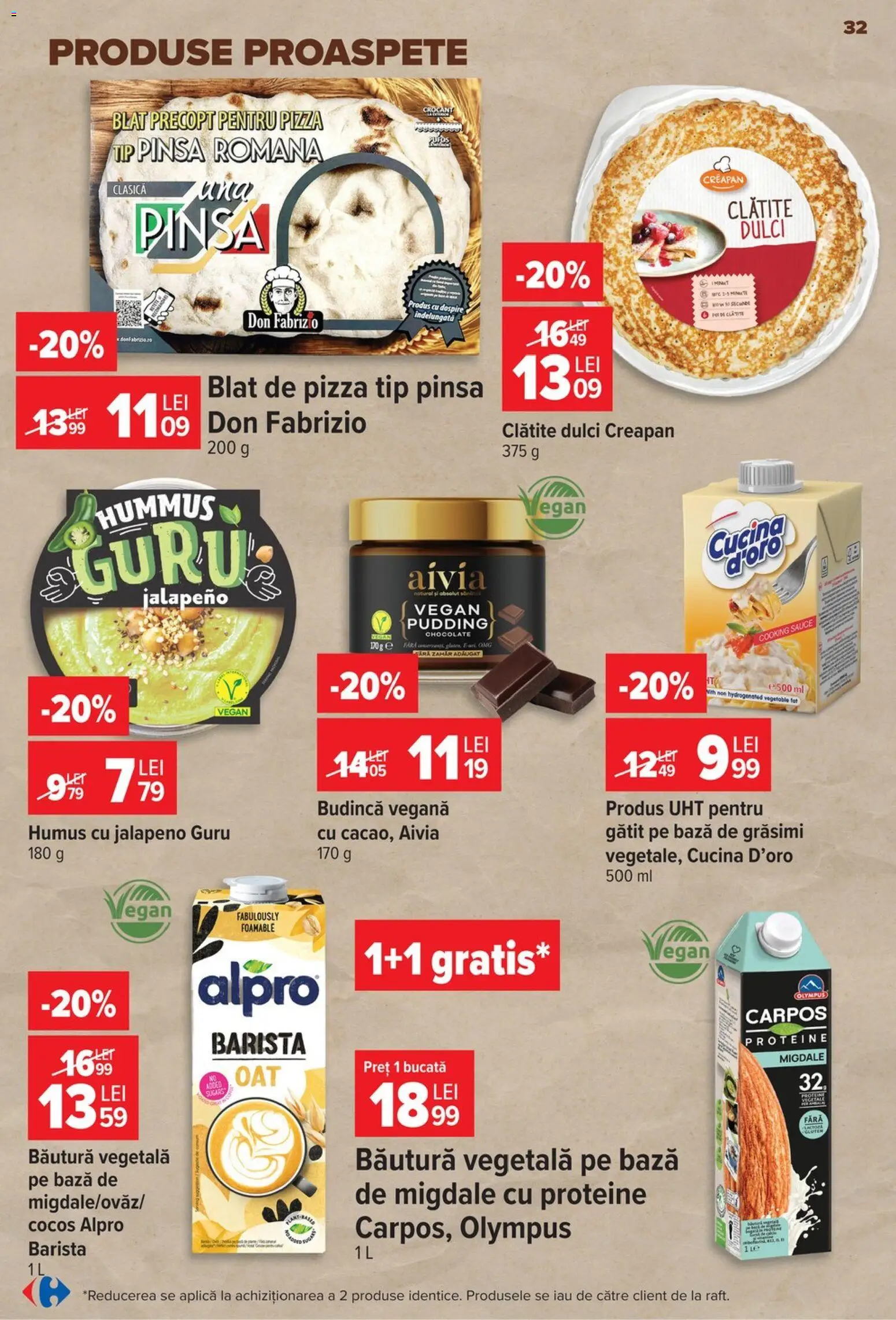 Catalog Carrefour 29 Iulie - 3 August 2026 | Pagina 32 | Produse: Masaüstü kılıfı, Clătite, Migdale, Pizza