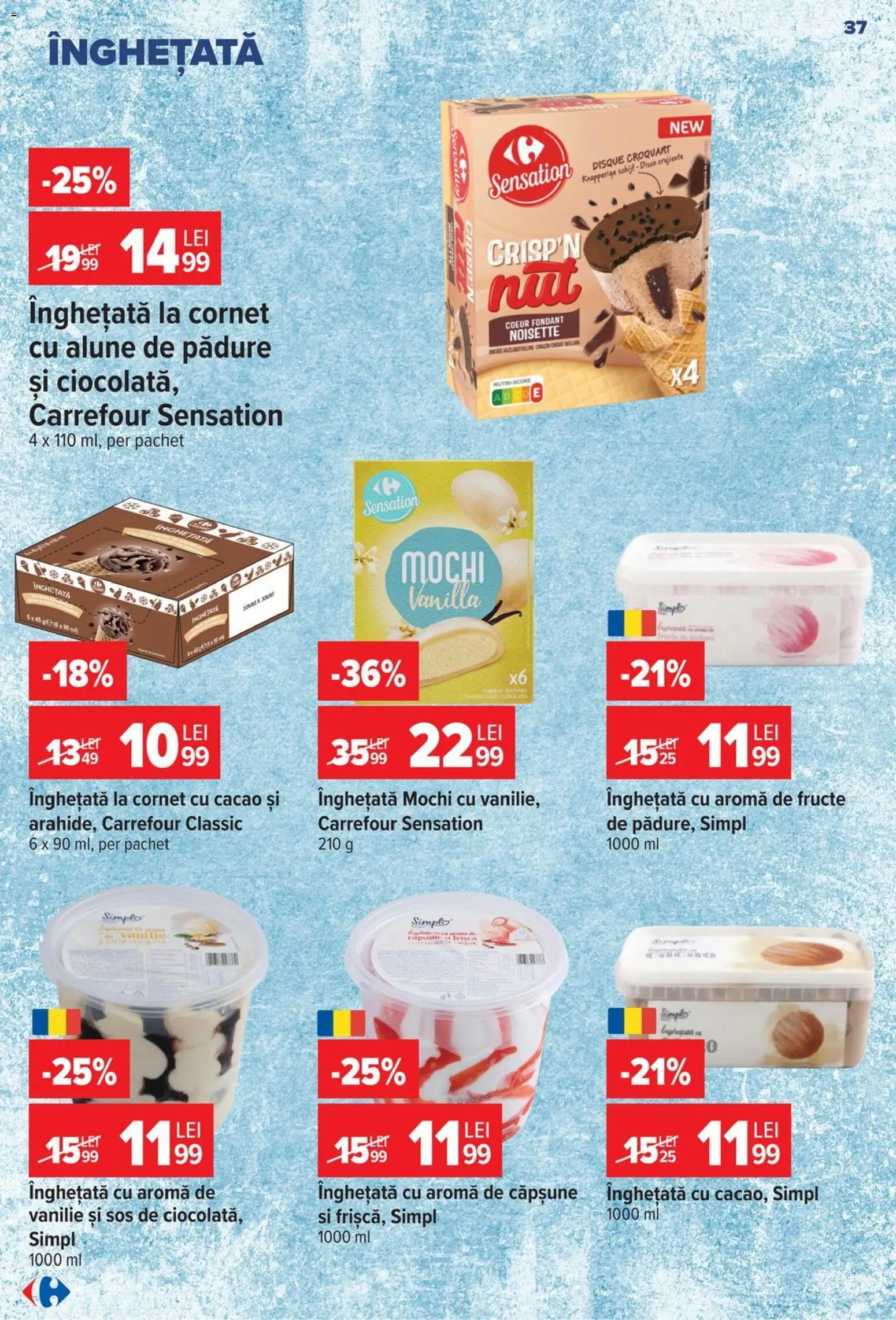 Catalog Carrefour 29 Iulie - 3 August 2026 | Pagina 37 | Produse: Alune, Cacao, Înghețată, Fructe