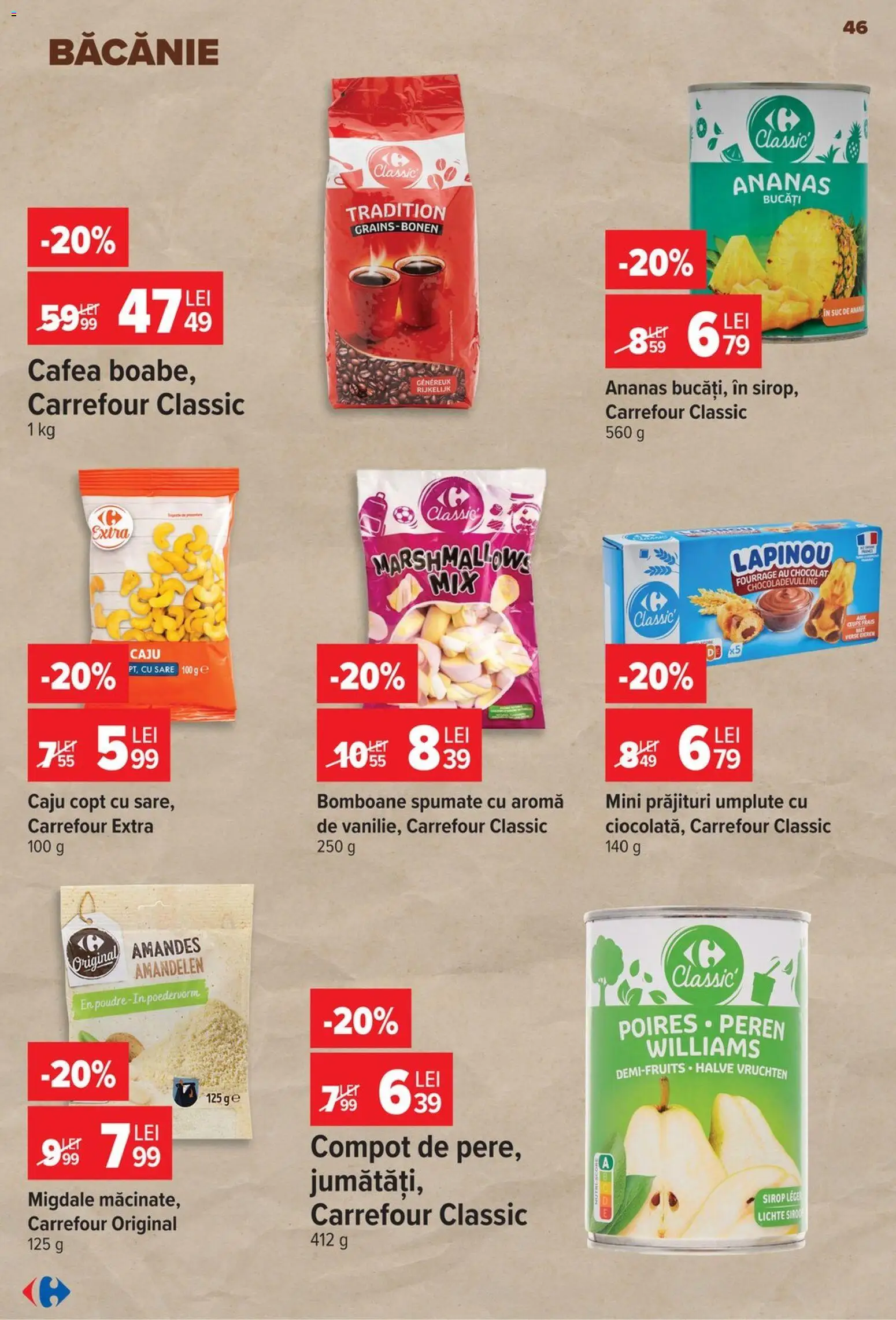 Catalog Carrefour 29 Iulie - 3 August 2026 | Pagina 46 | Produse: Suc, Bomboane, Compot, Sare
