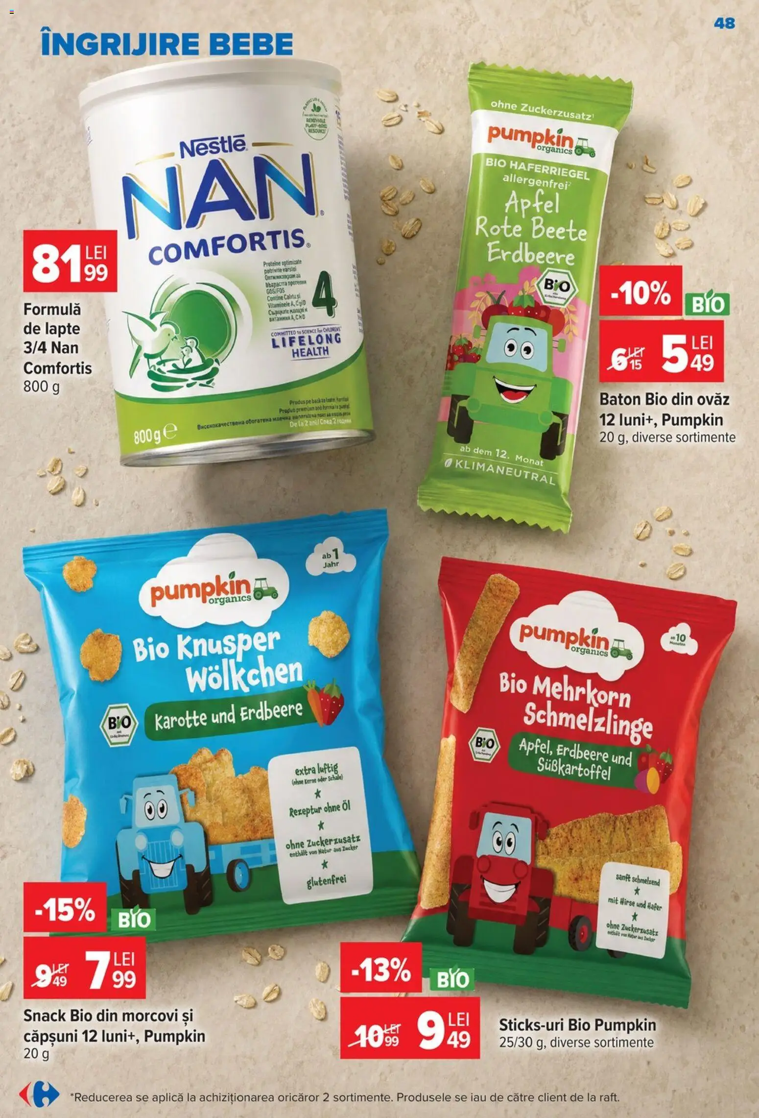 Catalog Carrefour 29 Iulie - 3 August 2026 | Pagina 48 | Produse: Masaüstü kılıfı, Lapte, Căpșuni, Morcovi