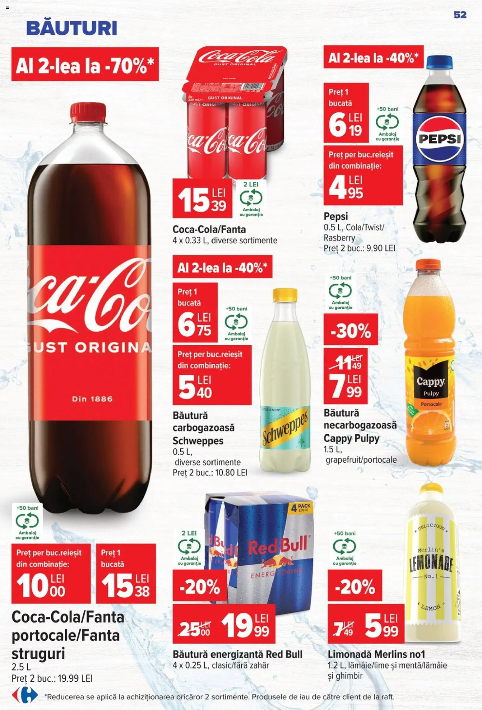 Catalog Carrefour 29 Iulie - 3 August 2026 | Pagina 52 | Produse: Sıcak su torbası, Köpek Sabunu, Amerikan servis, Portocale
