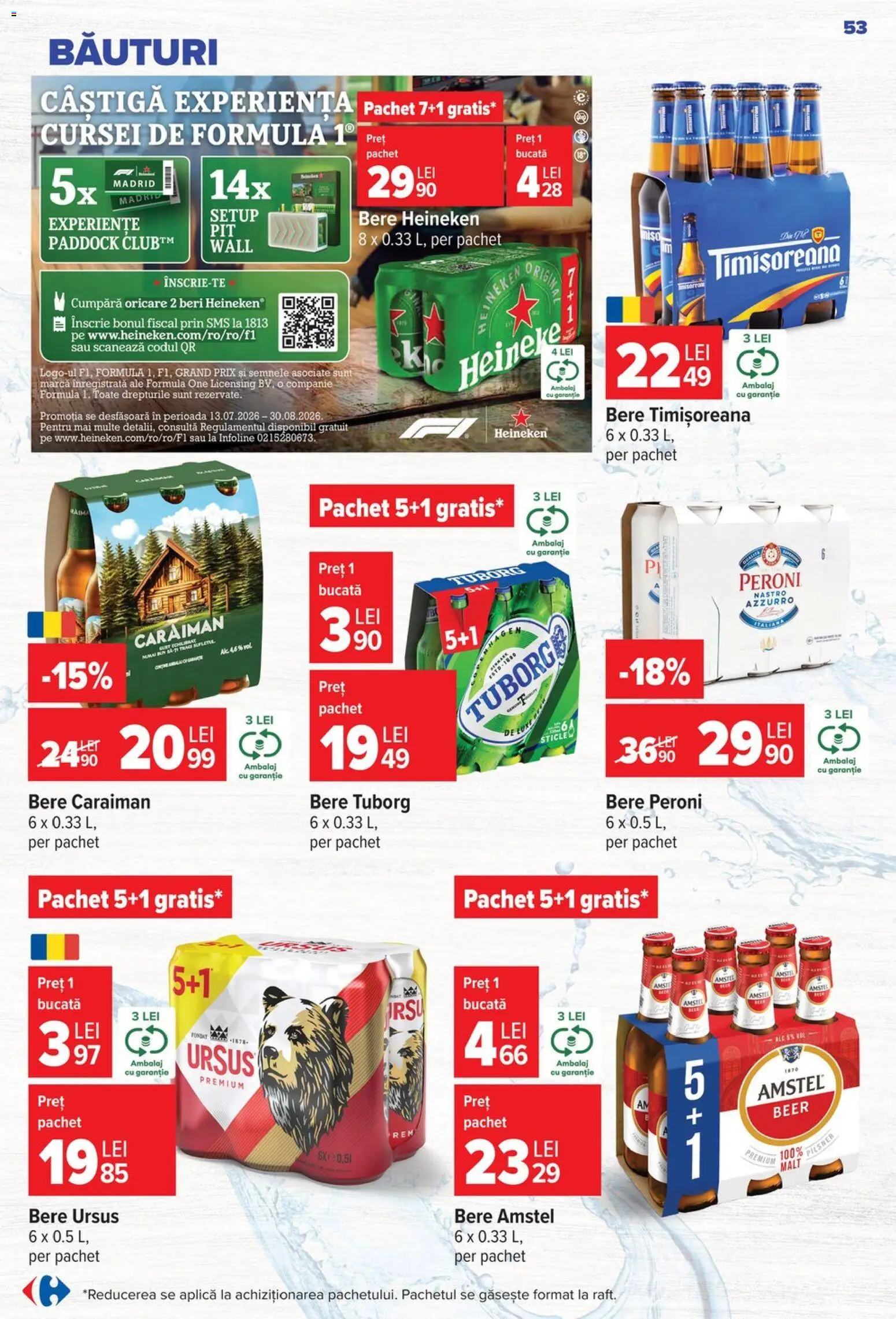 Catalog Carrefour 29 Iulie - 3 August 2026 | Pagina 53 | Produse: Bere