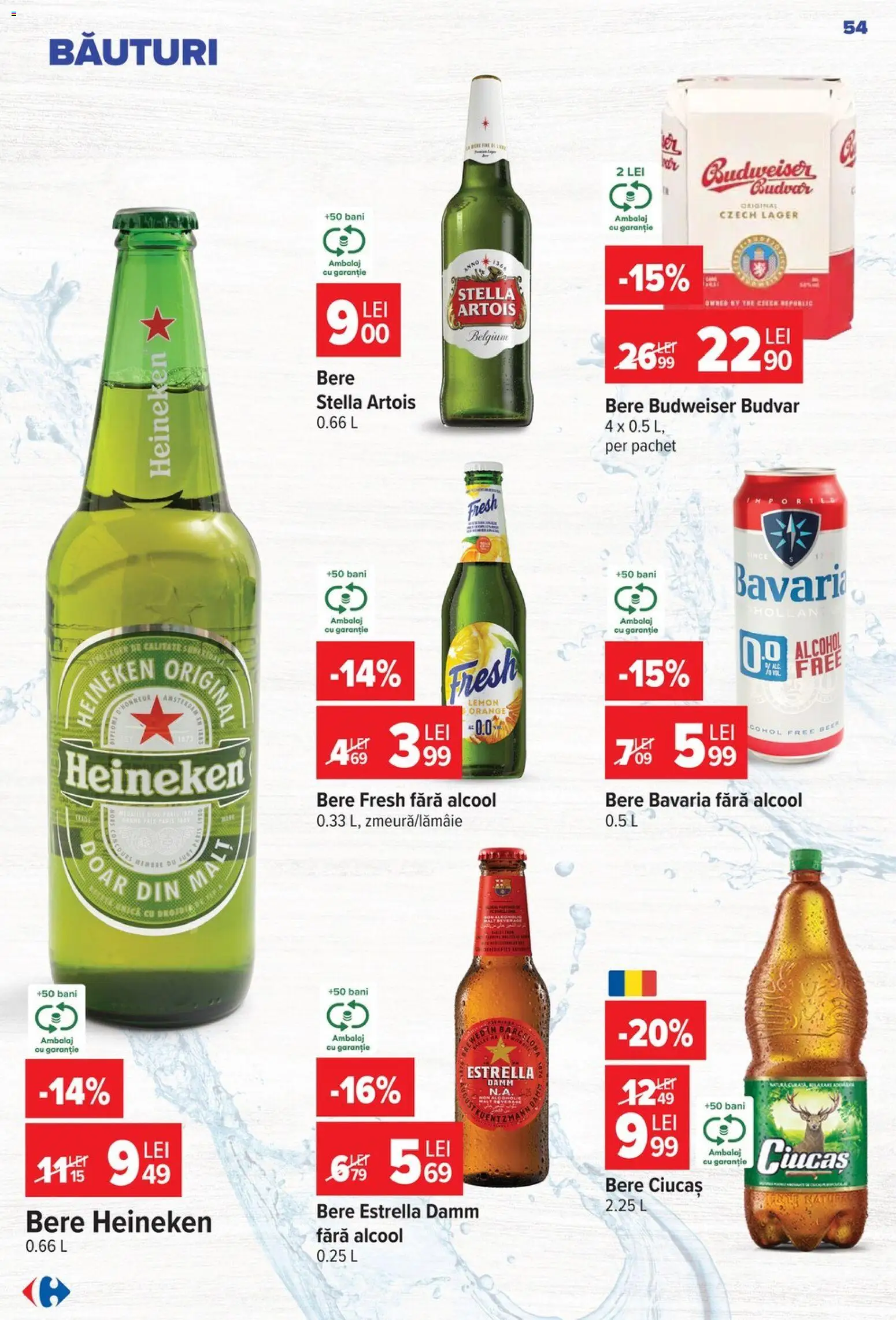 Catalog Carrefour 29 Iulie - 3 August 2026 | Pagina 54 | Produse: Bere