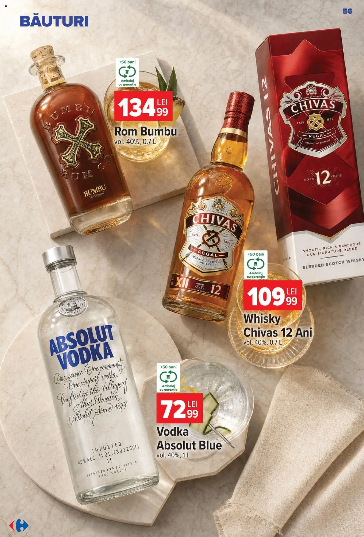 Catalog Carrefour 29 Iulie - 3 August 2026 | Pagina 56 | Produse: Rom, Vodka