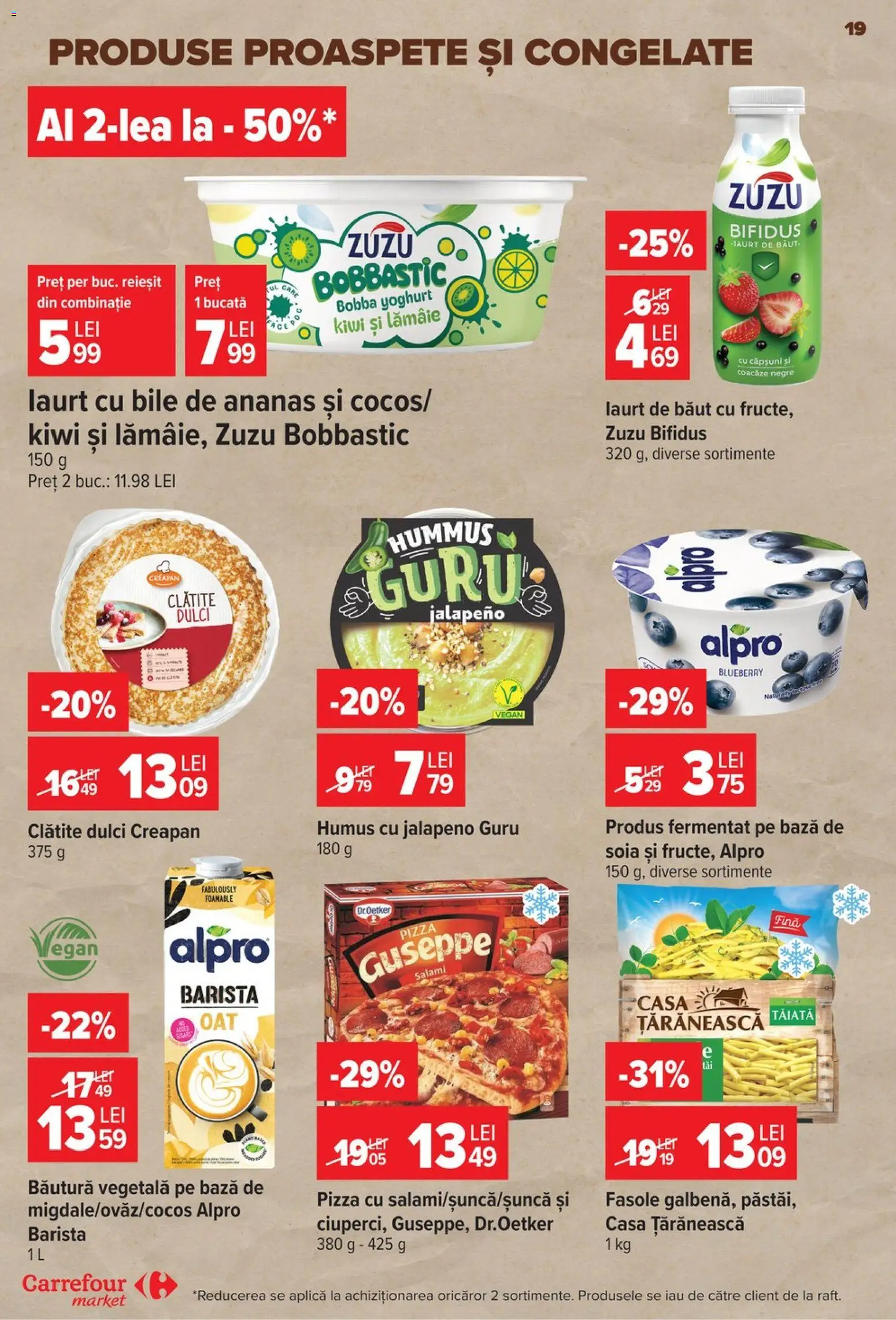 Catalog Carrefour 29 Iulie - 3 August 2026 | Pagina 19 | Produse: Pizza, Kiwi, Humus, Lămâie