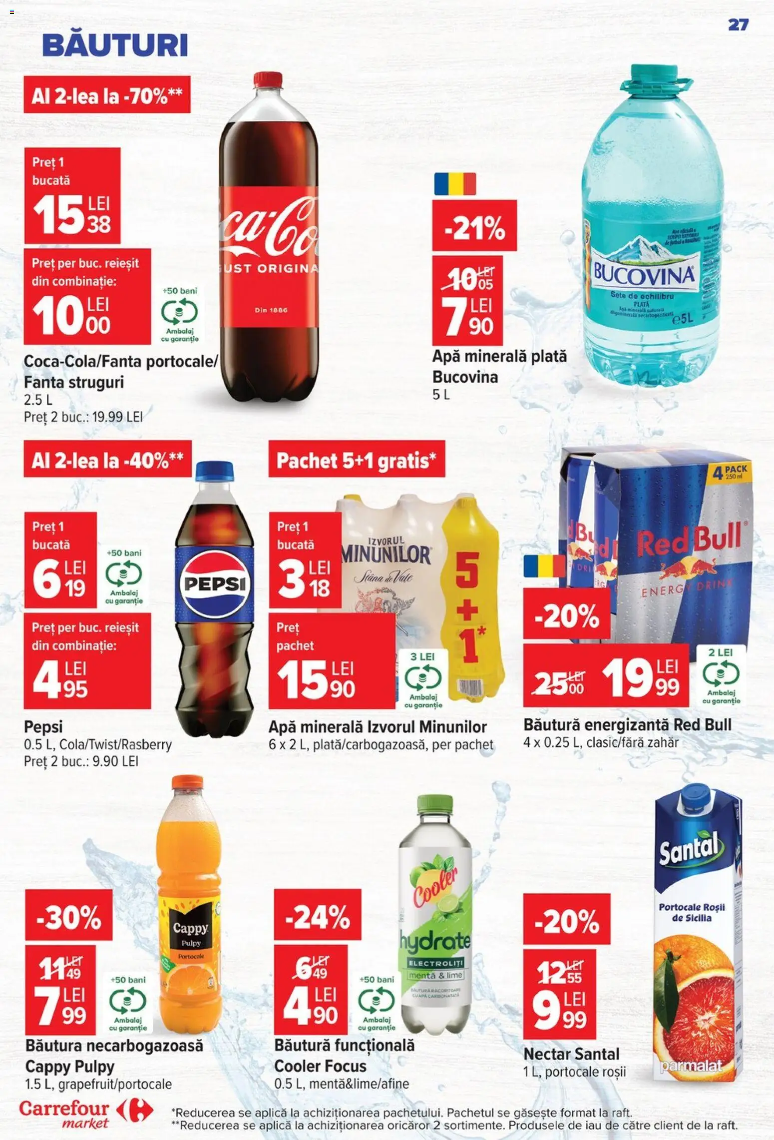 Catalog Carrefour 29 Iulie - 3 August 2026 | Pagina 27 | Produse: Lime, Köpek Sabunu, Băutură energizantă, Portocale