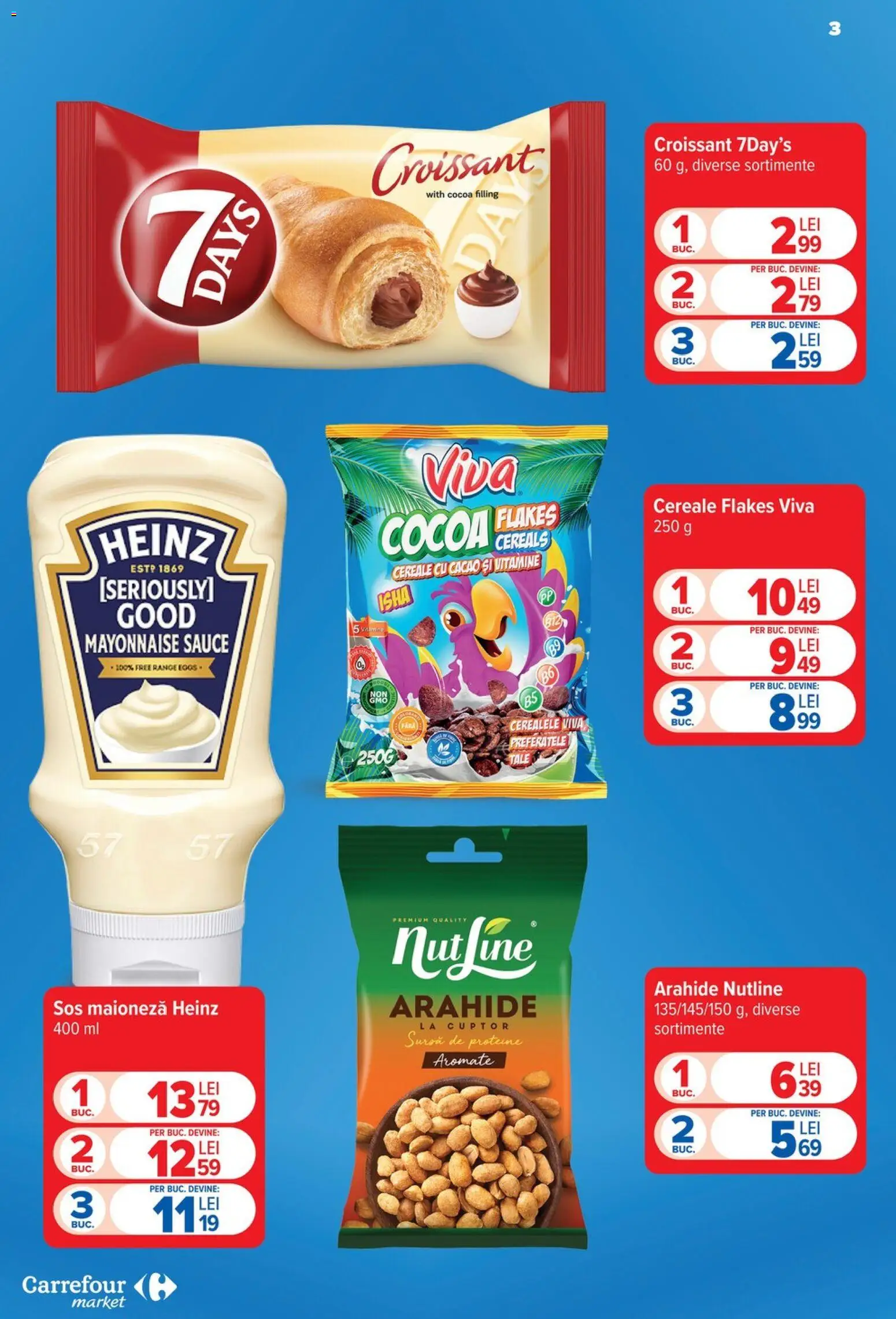 Catalog Carrefour 29 Iulie - 3 August 2026 | Pagina 3 | Produse: Masaüstü kılıfı, Arahide, Cereale, Sos