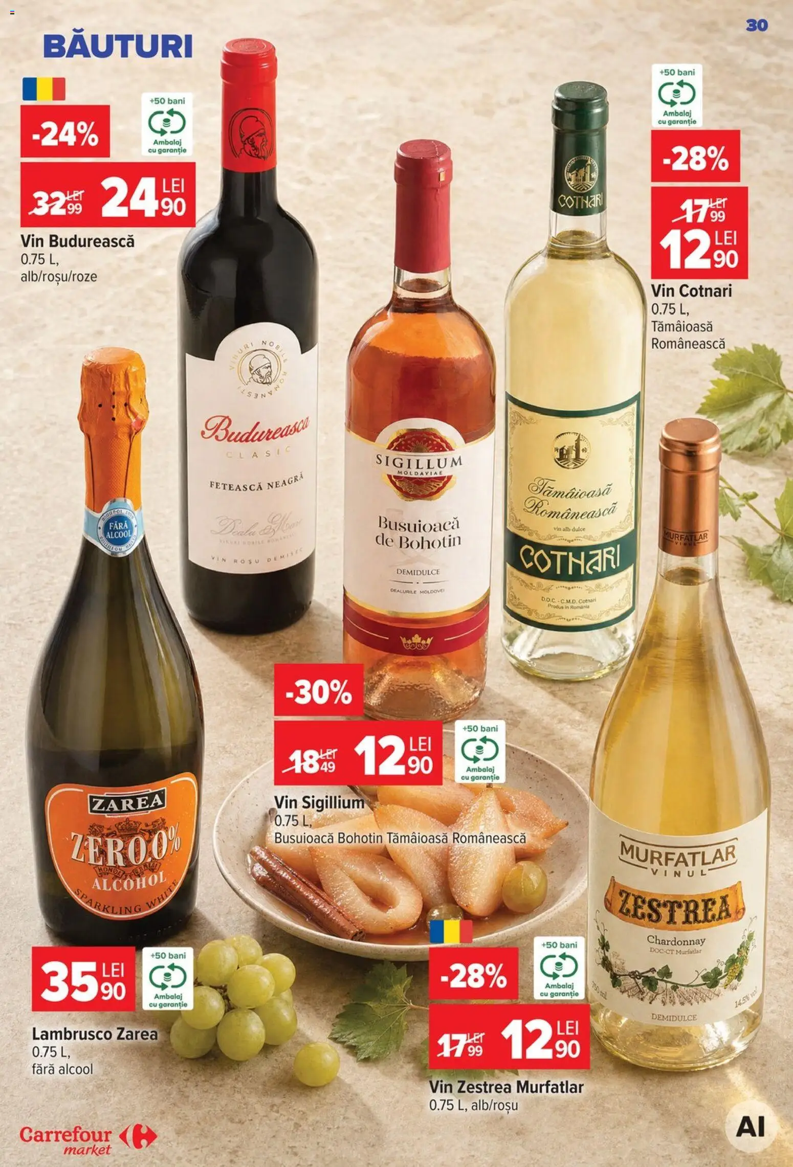 Catalog Carrefour 29 Iulie - 3 August 2026 | Pagina 30 | Produse: Vin