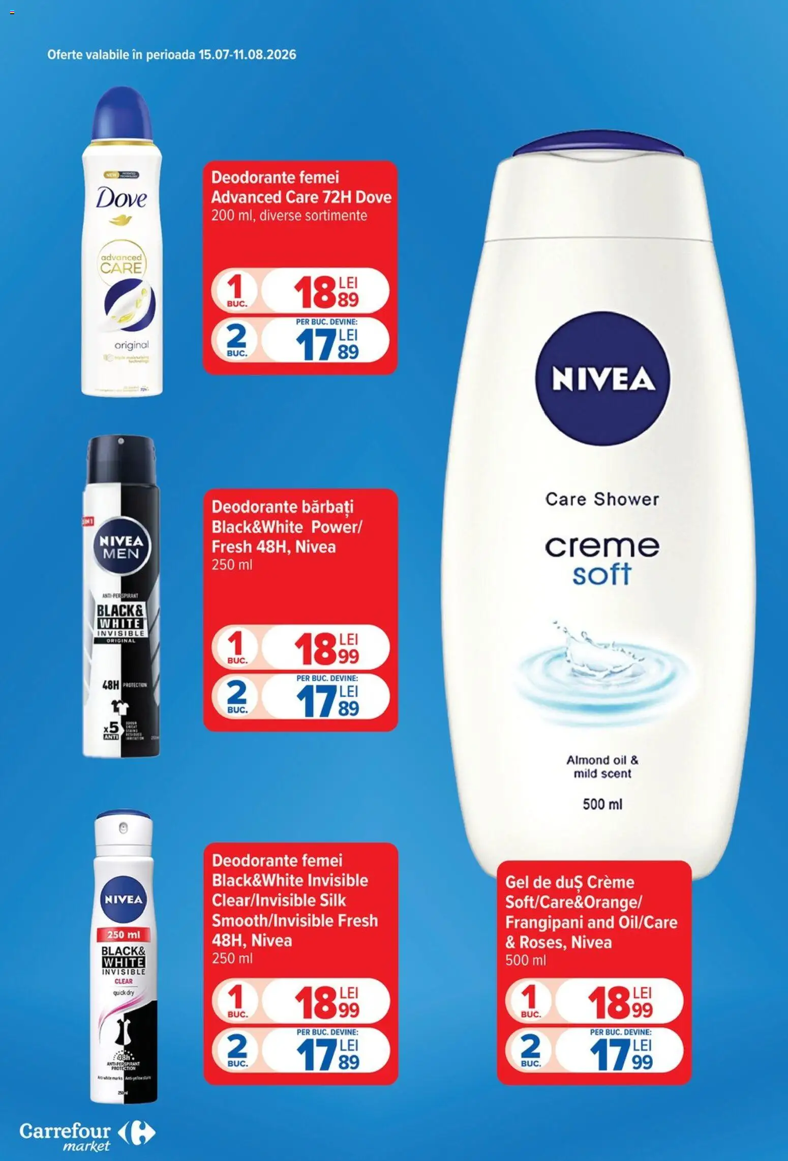 Catalog Carrefour 29 Iulie - 3 August 2026 | Pagina 5 | Produse: Antiperspirant