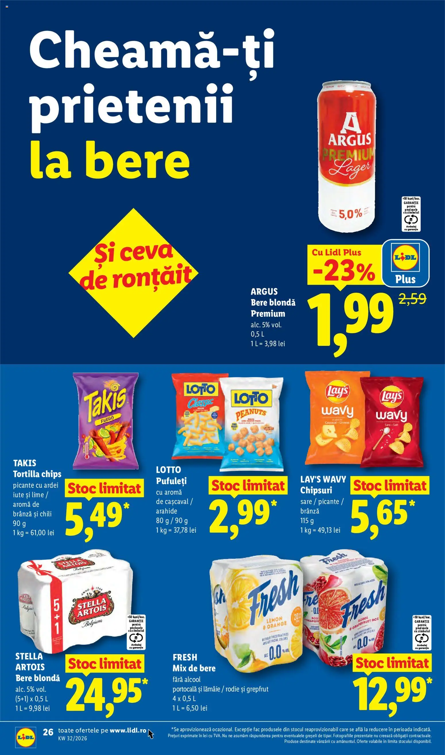 Catalog LIDL 3 - 8 August 2026 | Pagina 26 | Produse: Ardei, Ardei iute, Brânză, Grepfrut