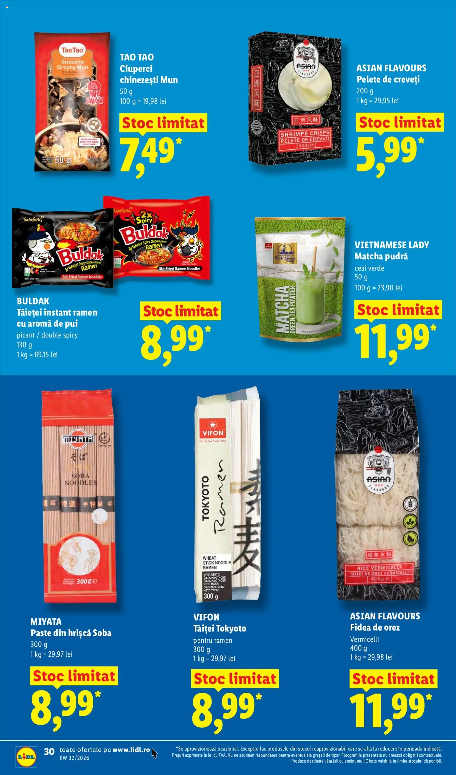 Catalog LIDL 3 - 8 August 2026 | Pagina 30 | Produse: Sobă, Masă, Orez, Ceai