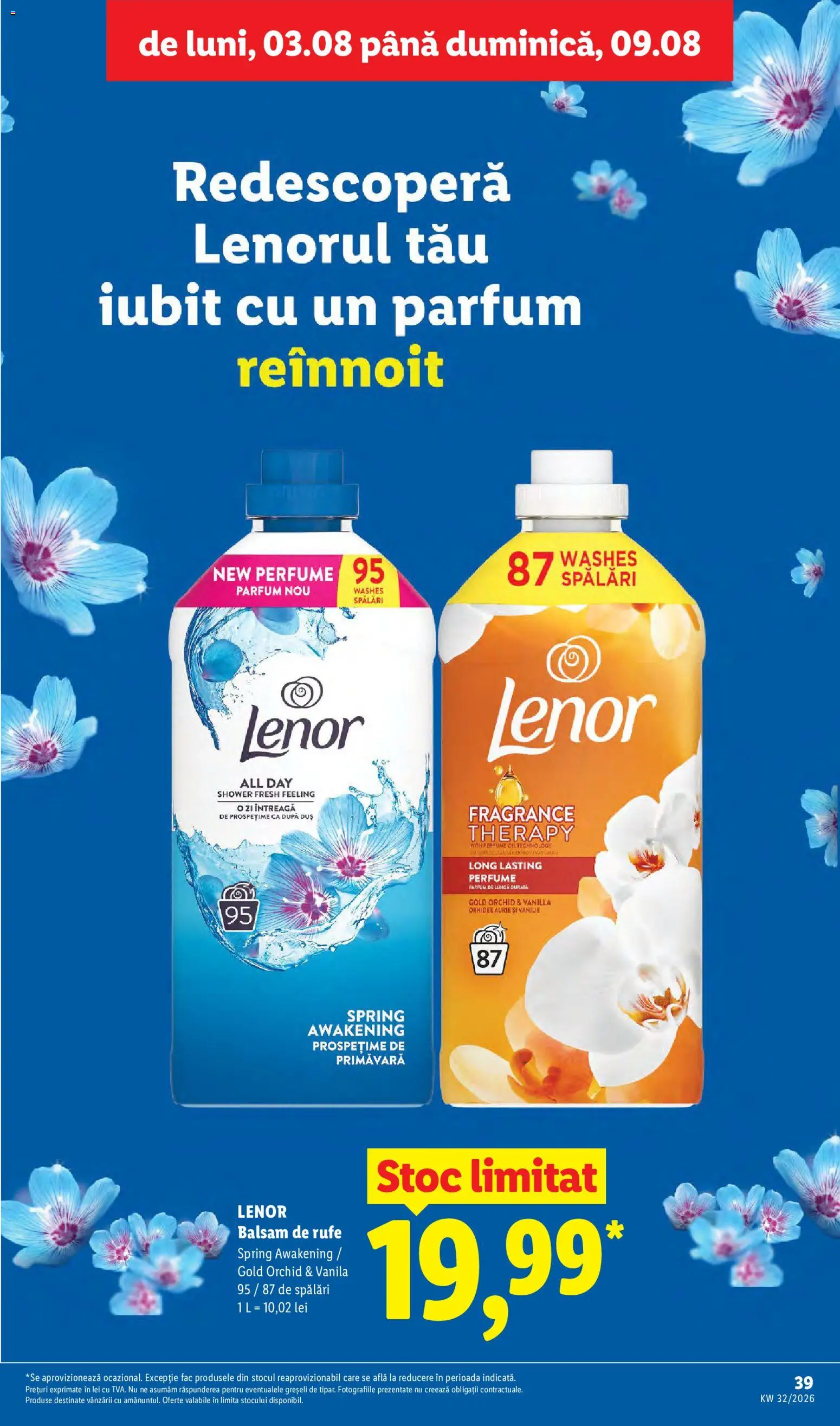 Catalog LIDL 3 - 8 August 2026 | Pagina 39 | Produse: Orhidee, Parfum, Balsam, Balsam de rufe