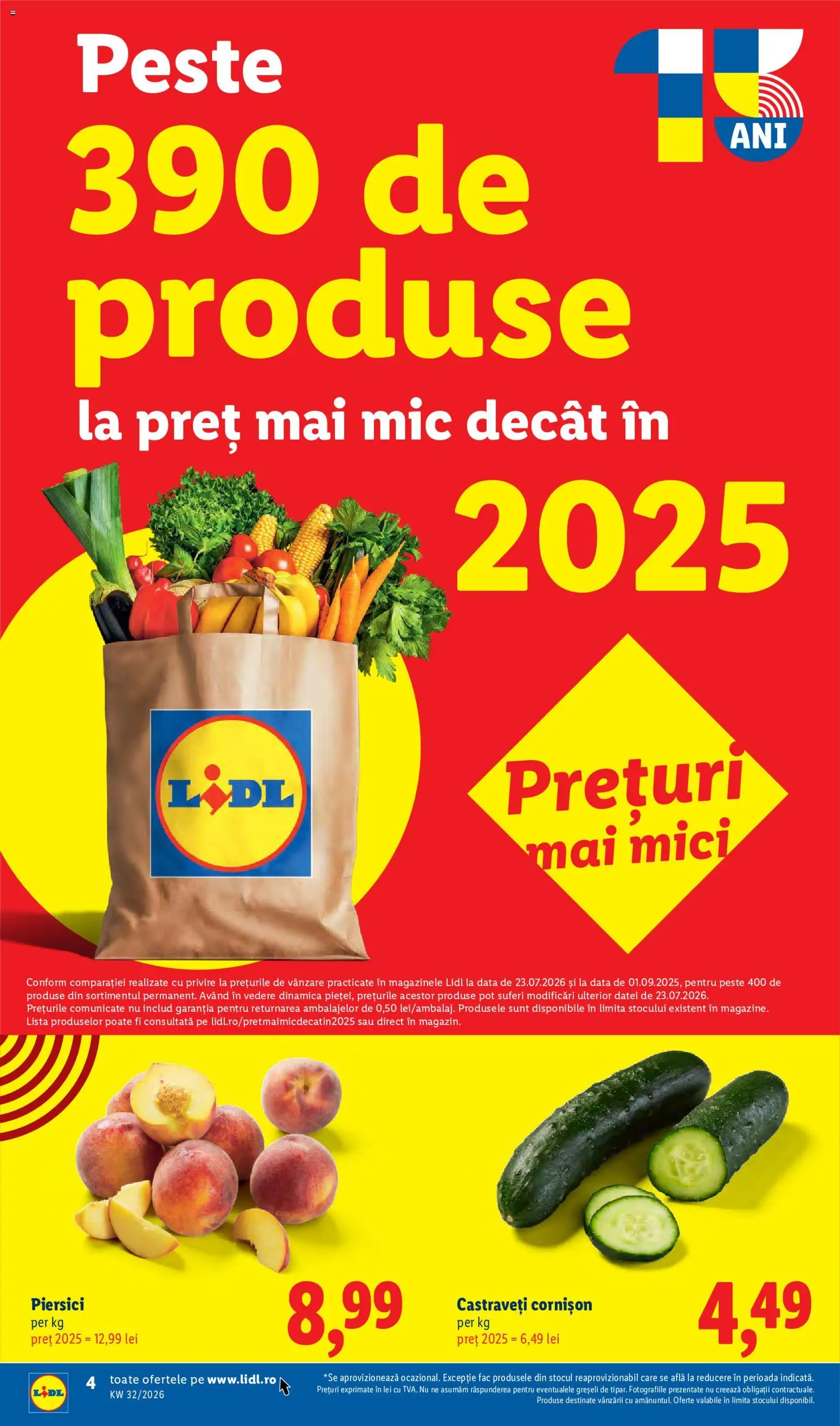 Catalog LIDL 3 - 8 August 2026 | Pagina 4 | Produse: Mici, Pește, Castraveți