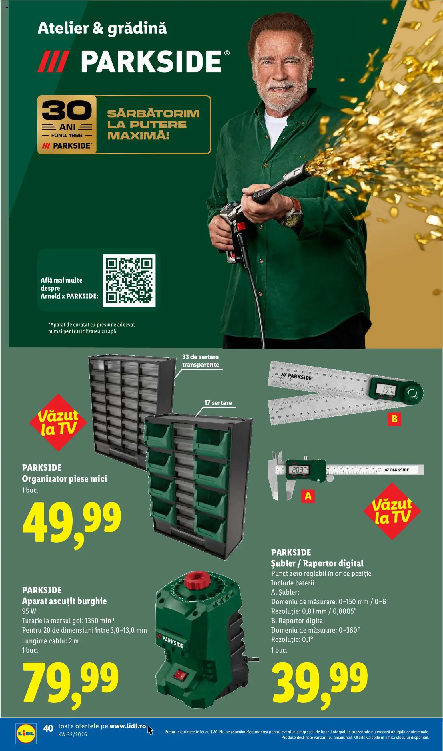 Catalog LIDL 3 - 8 August 2026 | Pagina 40 | Produse: Cablu, Mici, Baterii, Apă