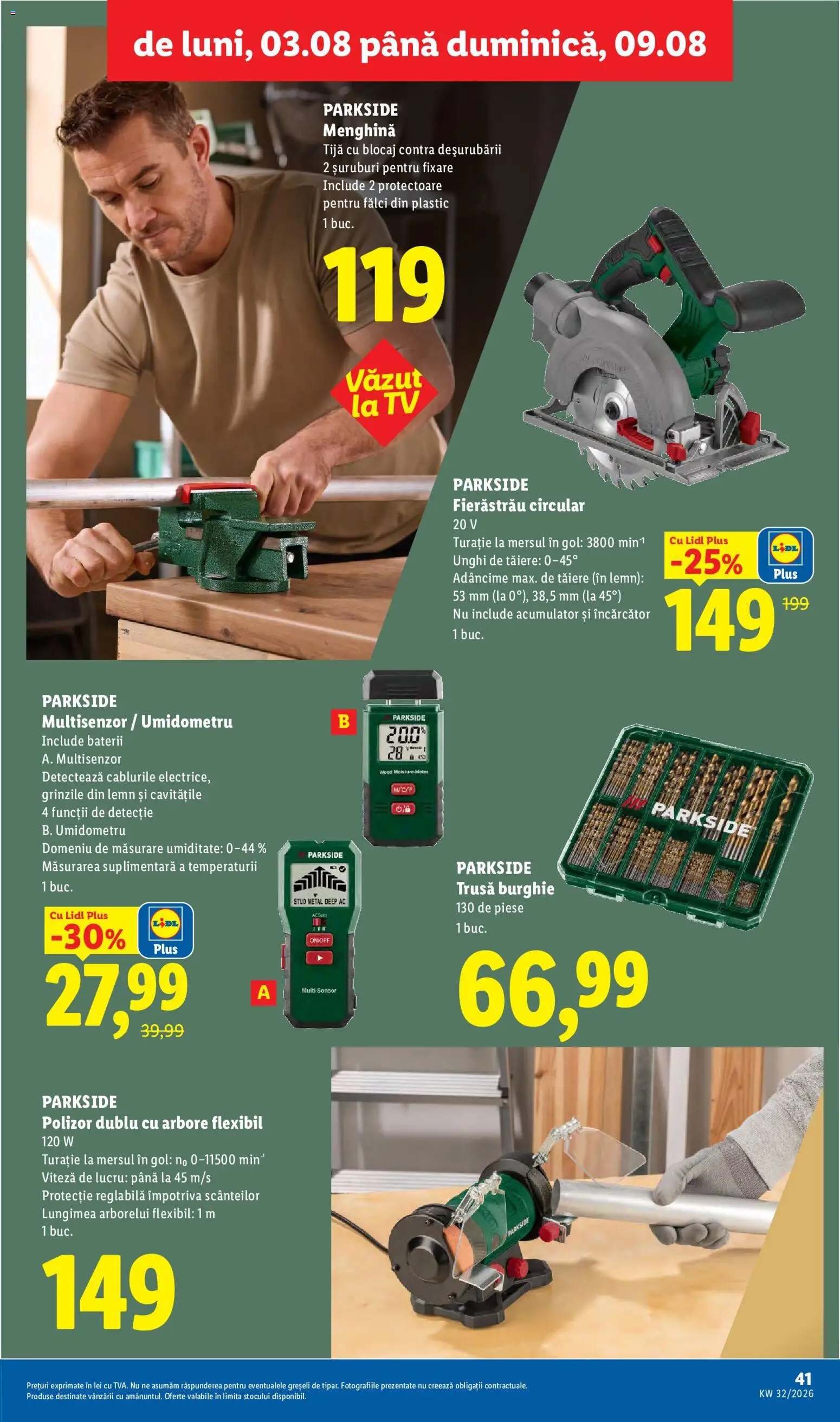Catalog LIDL 3 - 8 August 2026 | Pagina 41 | Produse: Încărcător, Polizor, Baterii