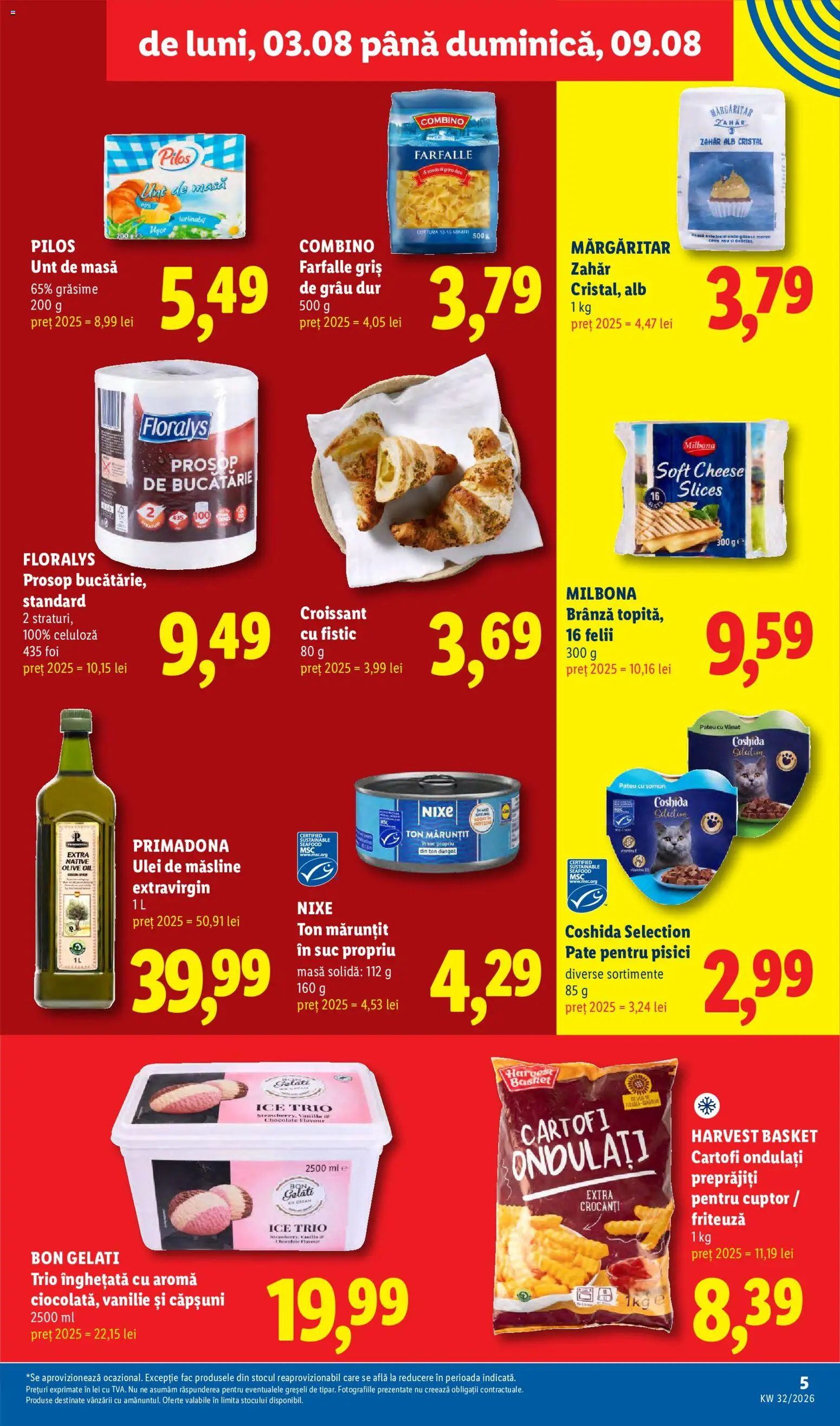 Catalog LIDL 3 - 8 August 2026 | Pagina 5 | Produse: Friteuză, Masă, Unt, Fistic