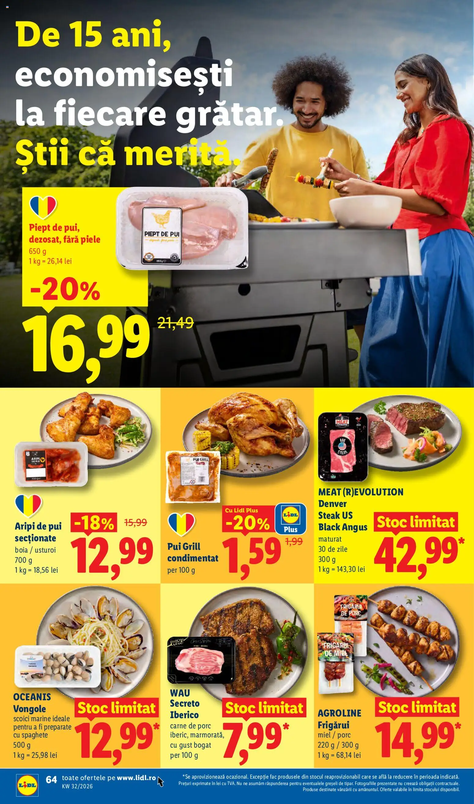 Catalog LIDL 3 - 8 August 2026 | Pagina 62 | Produse: Grill, Hacıyatmaz Kedi Oyuncağı, Carne De Porc, Usturoi