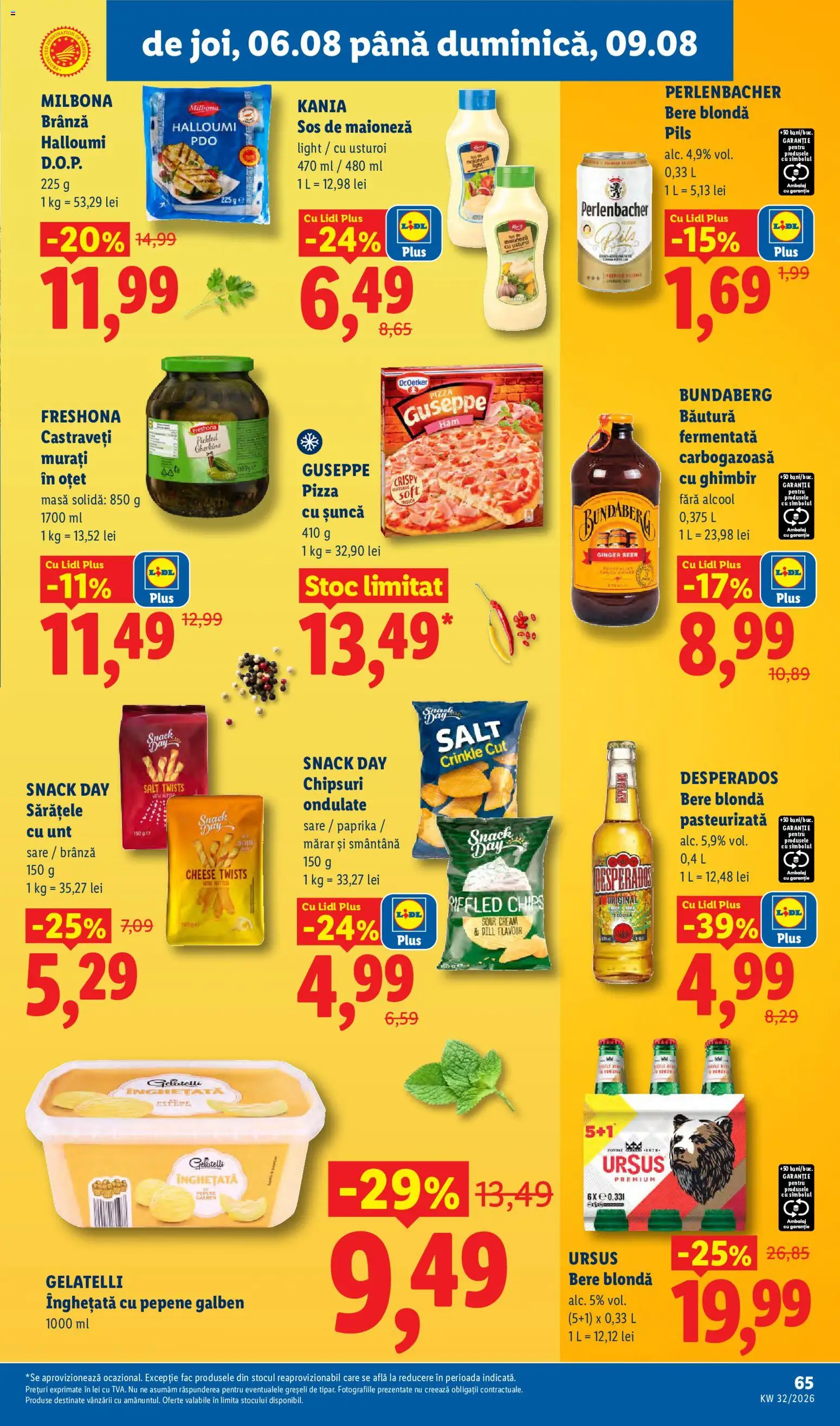 Catalog LIDL 3 - 8 August 2026 | Pagina 63 | Produse: Pepene Galben, Mărar, Șuncă, Eğitim çantaları