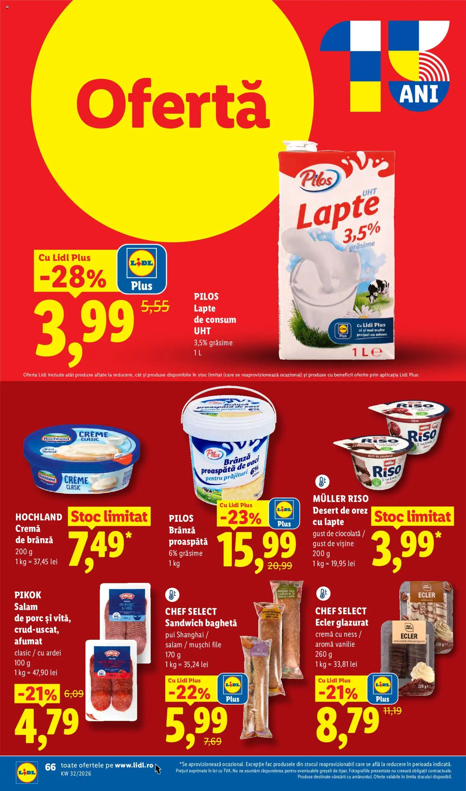 Catalog LIDL 3 - 8 August 2026 | Pagina 64 | Produse: Ardei, Lapte, Ciocolată, Salam