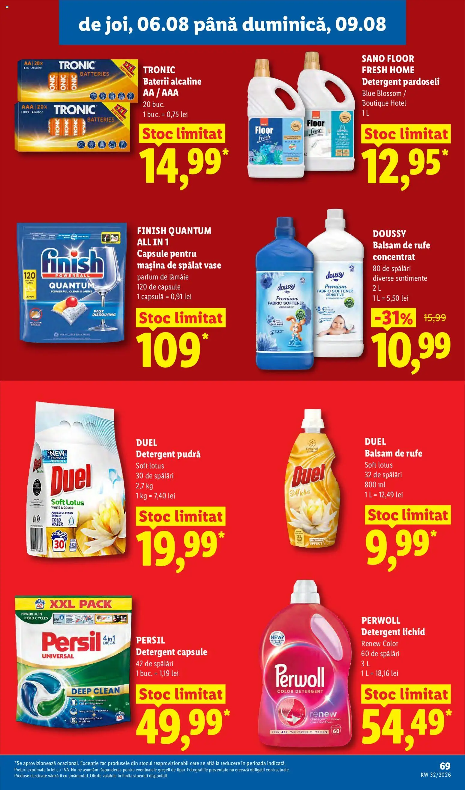 Catalog LIDL 3 - 8 August 2026 | Pagina 67 | Produse: Pomelo, Mașină De Spălat Vase, Capsule pentru mașina de spălat, Lămâie