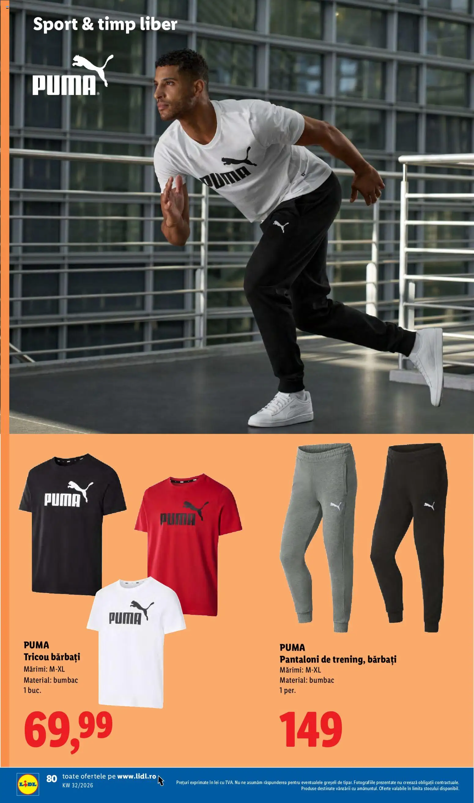 Catalog LIDL 3 - 8 August 2026 | Pagina 80 | Produse: Tricou, Pantaloni