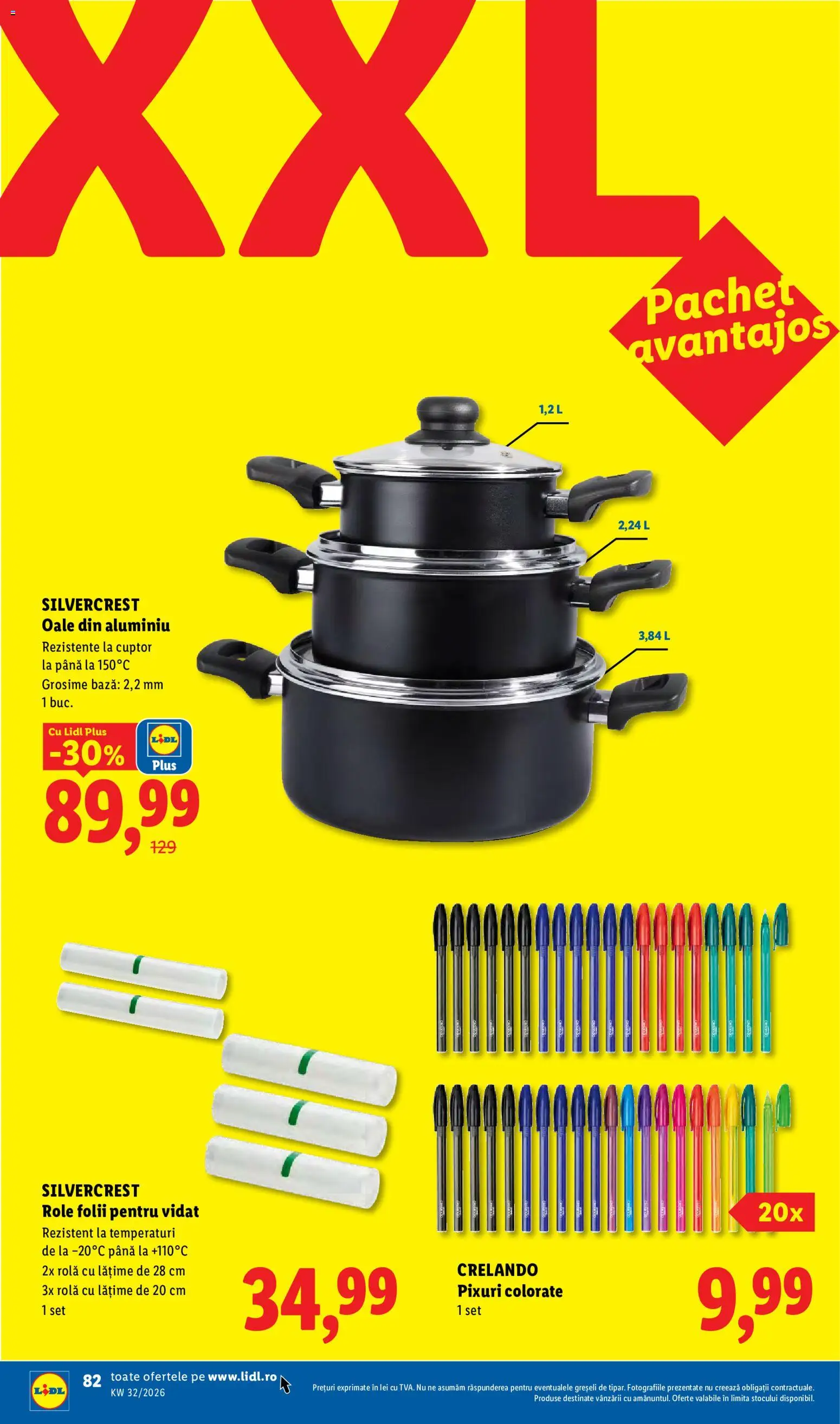 Catalog LIDL 3 - 8 August 2026 | Pagina 82 | Produse: Cuptor, Role