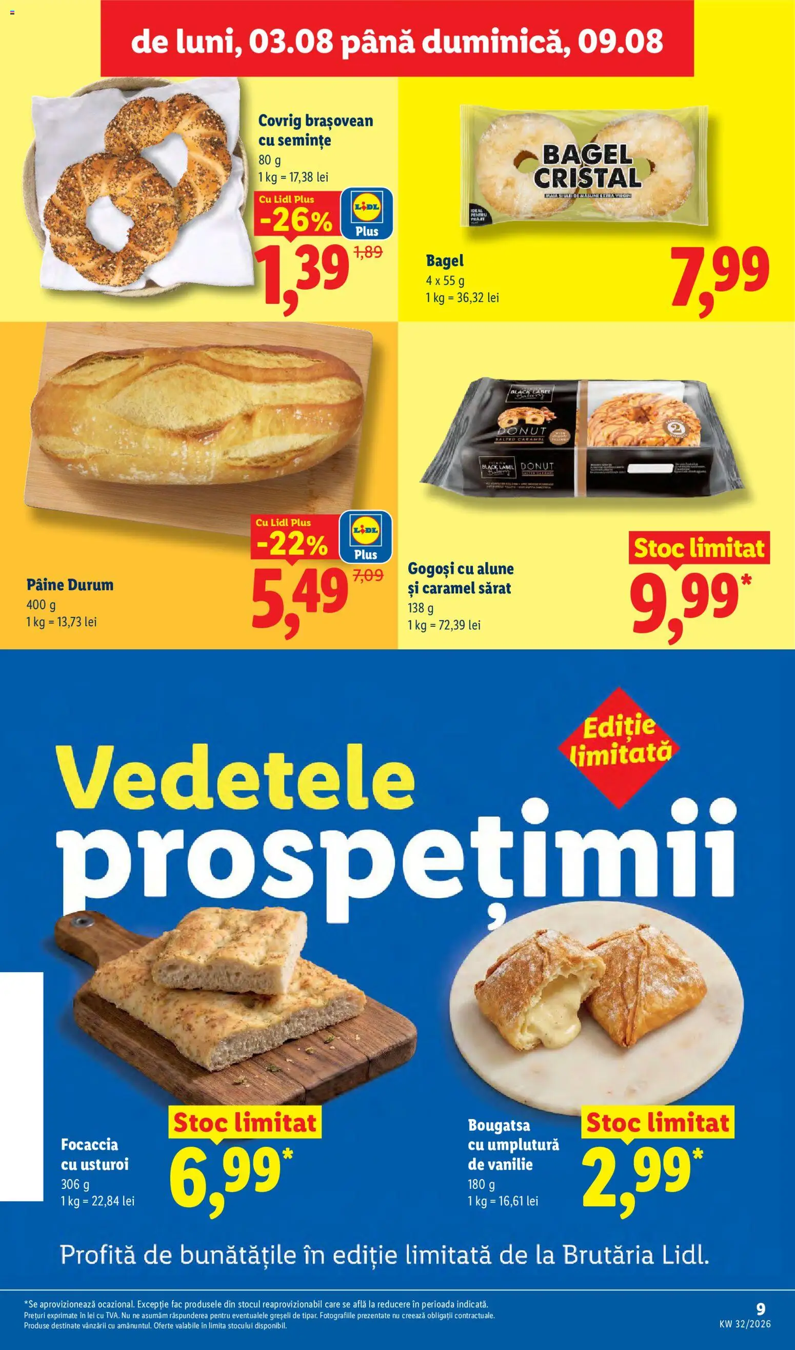 Catalog LIDL 3 - 8 August 2026 | Pagina 9 | Produse: Măsline, Alune, Gogoși, Usturoi