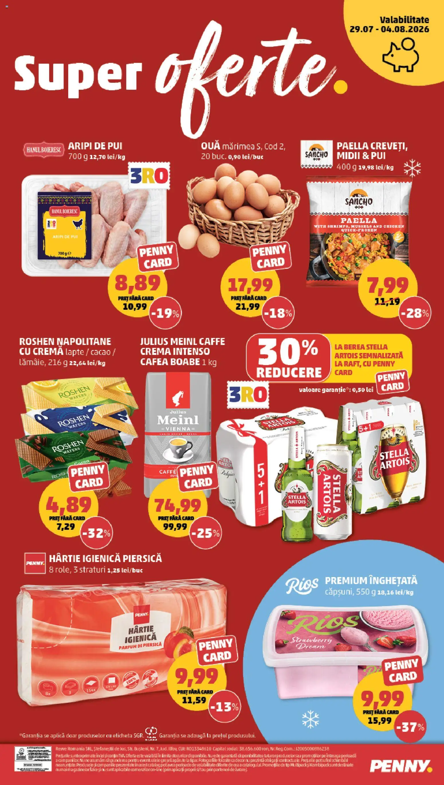 Catalog PENNY Market 29 Iulie - 3 August 2026 | Pagina 20 | Produse: Hacıyatmaz Kedi Oyuncağı, Lapte, Cremă, Înghețată