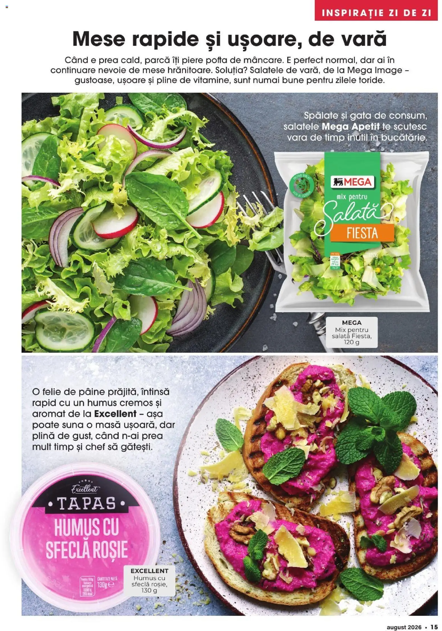 Catalog Mega Image 30 Iulie - 24 August 2026 | Pagina 15 | Produse: Masă, Pâine, Humus, Sfeclă