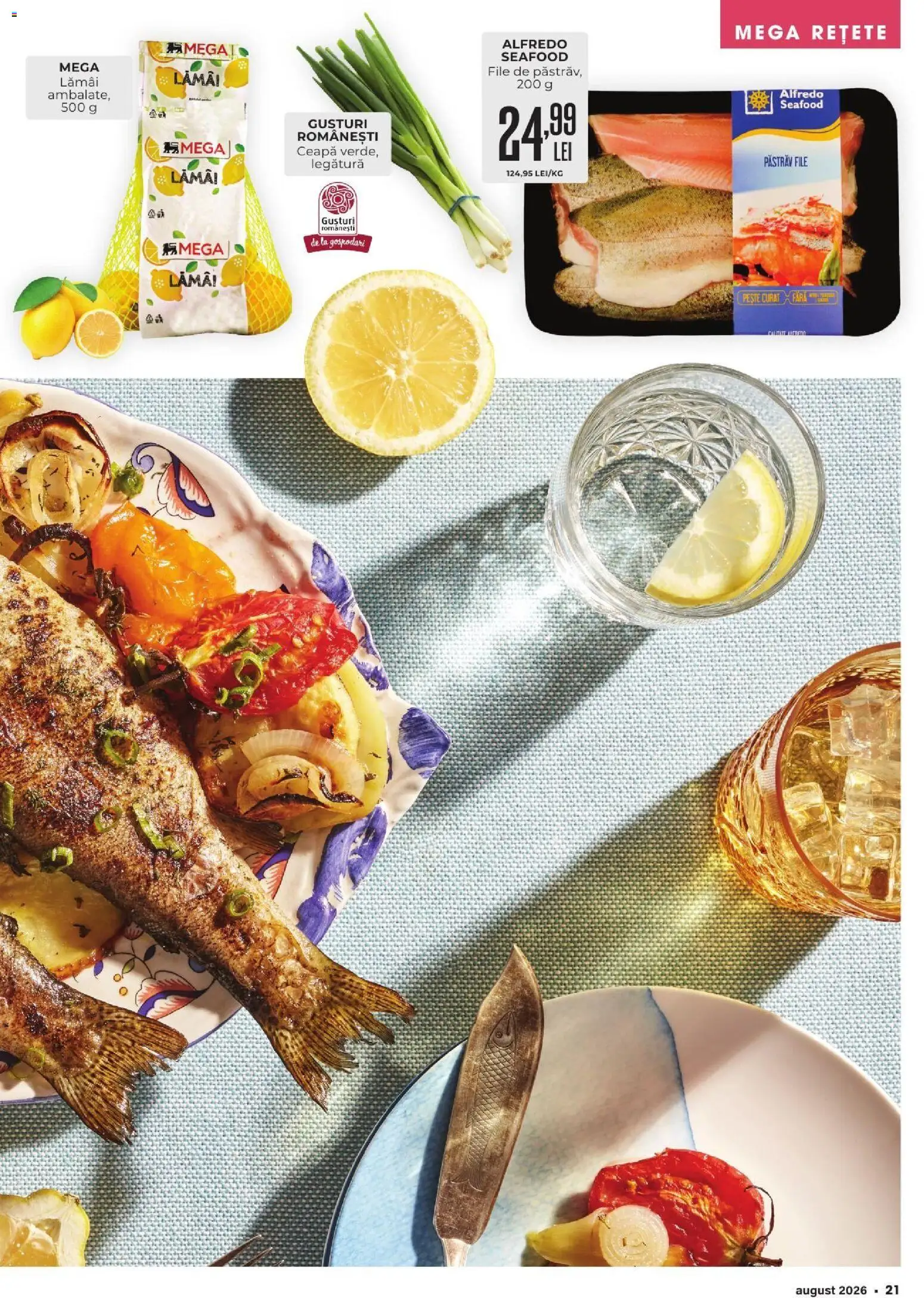 Catalog Mega Image 30 Iulie - 24 August 2026 | Pagina 21 | Produse: Pește, Ceapă