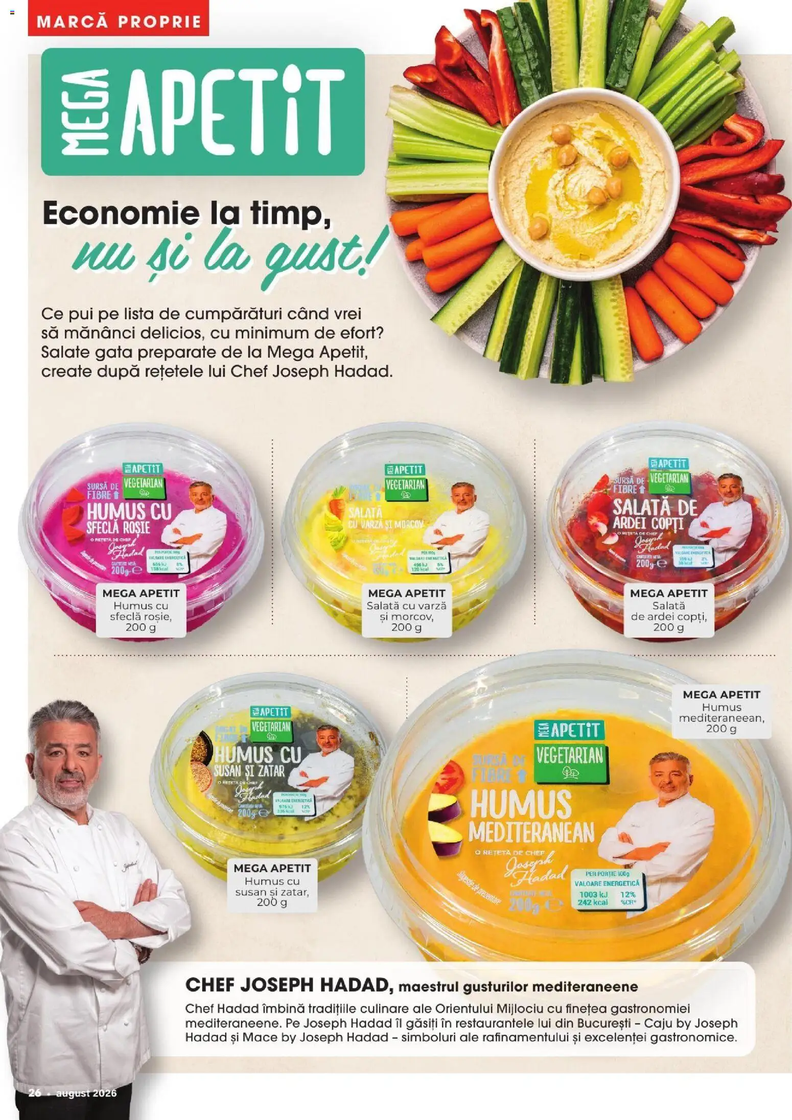 Catalog Mega Image 30 Iulie - 24 August 2026 | Pagina 26 | Produse: Varză, Hacıyatmaz Kedi Oyuncağı, Salată, Sfeclă