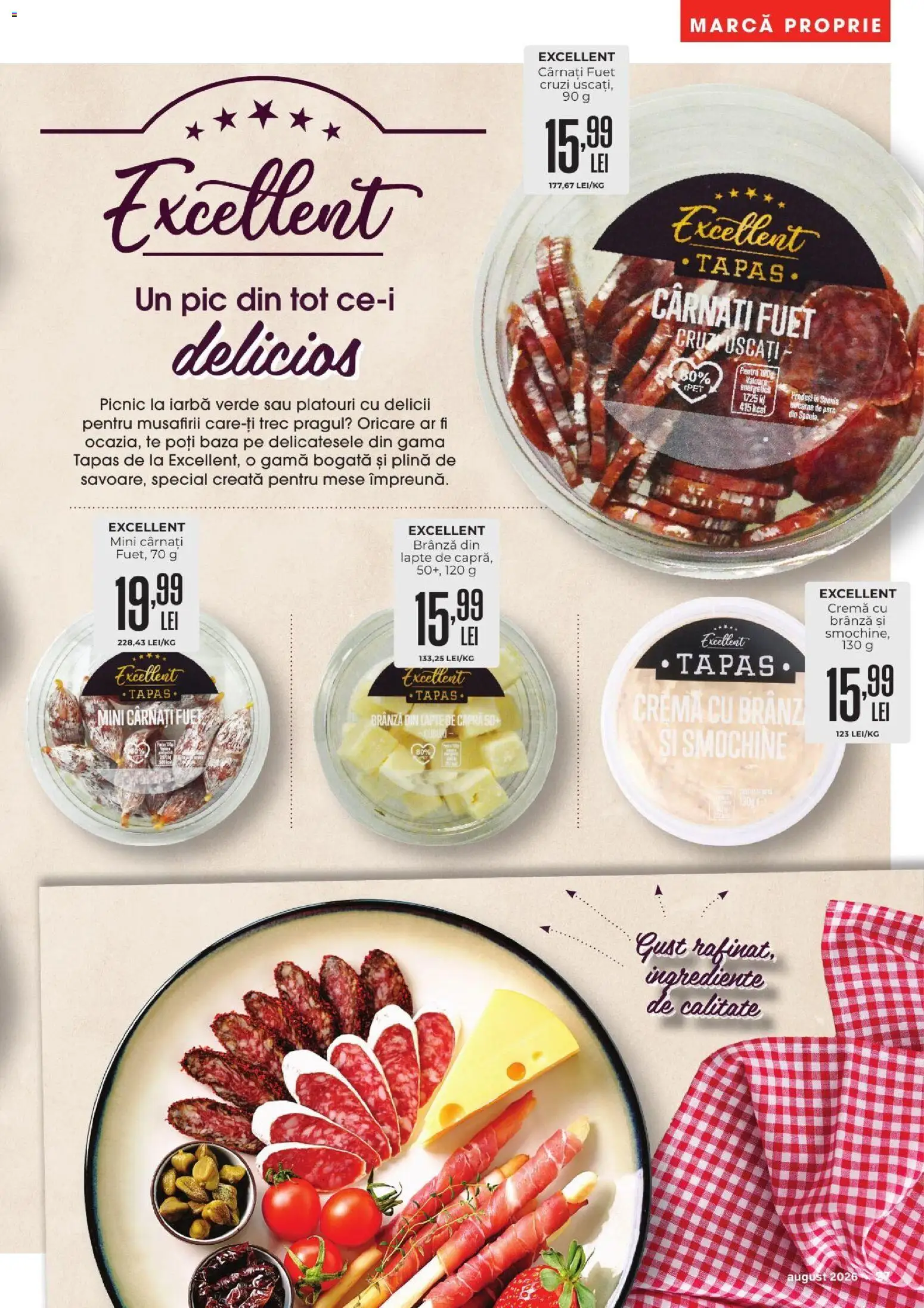 Catalog Mega Image 30 Iulie - 24 August 2026 | Pagina 27 | Produse: Lapte, Brânză, Cremă, Cârnați