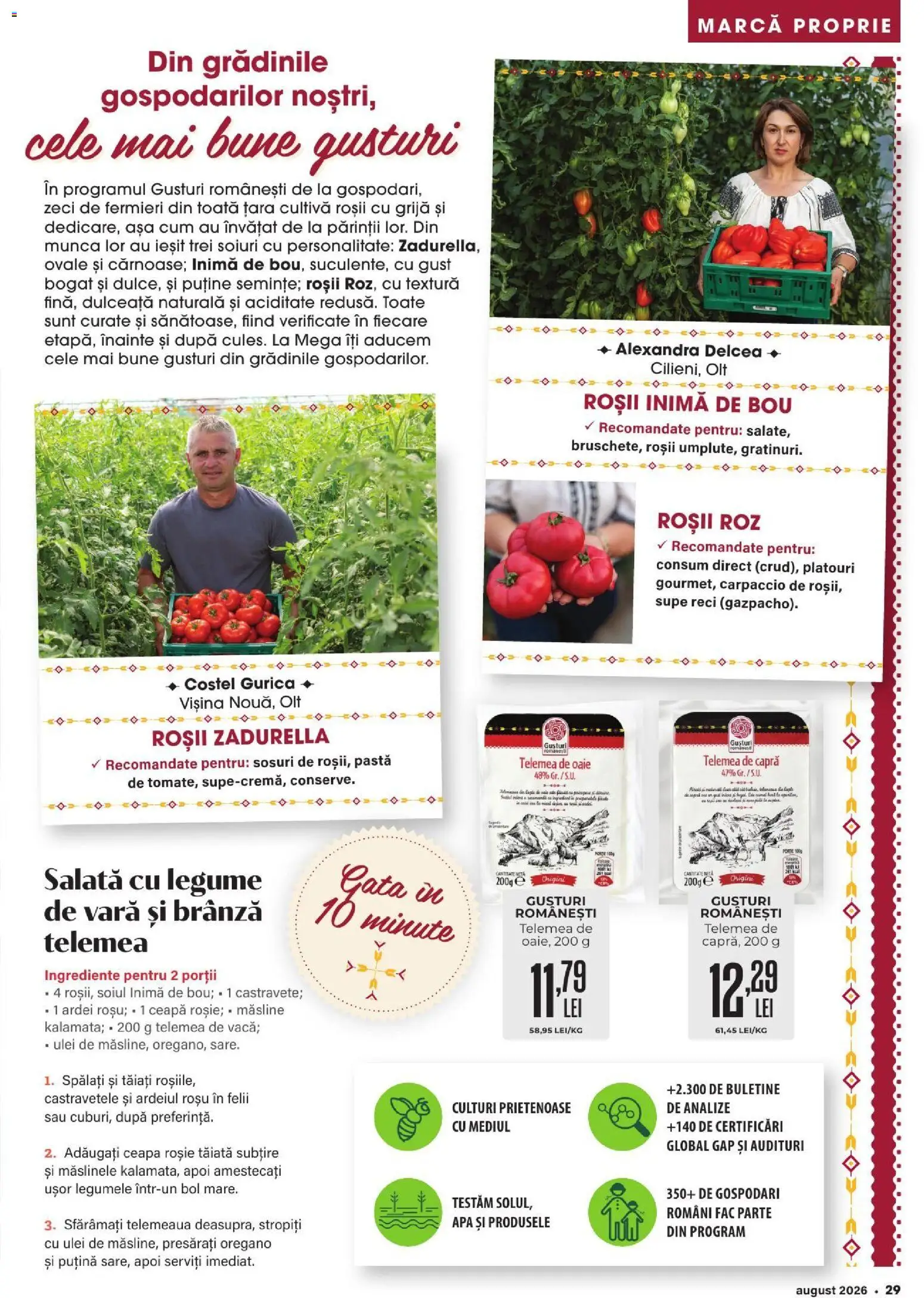 Catalog Mega Image 30 Iulie - 24 August 2026 | Pagina 29 | Produse: Çatal, Ulei, Roșii, Salată