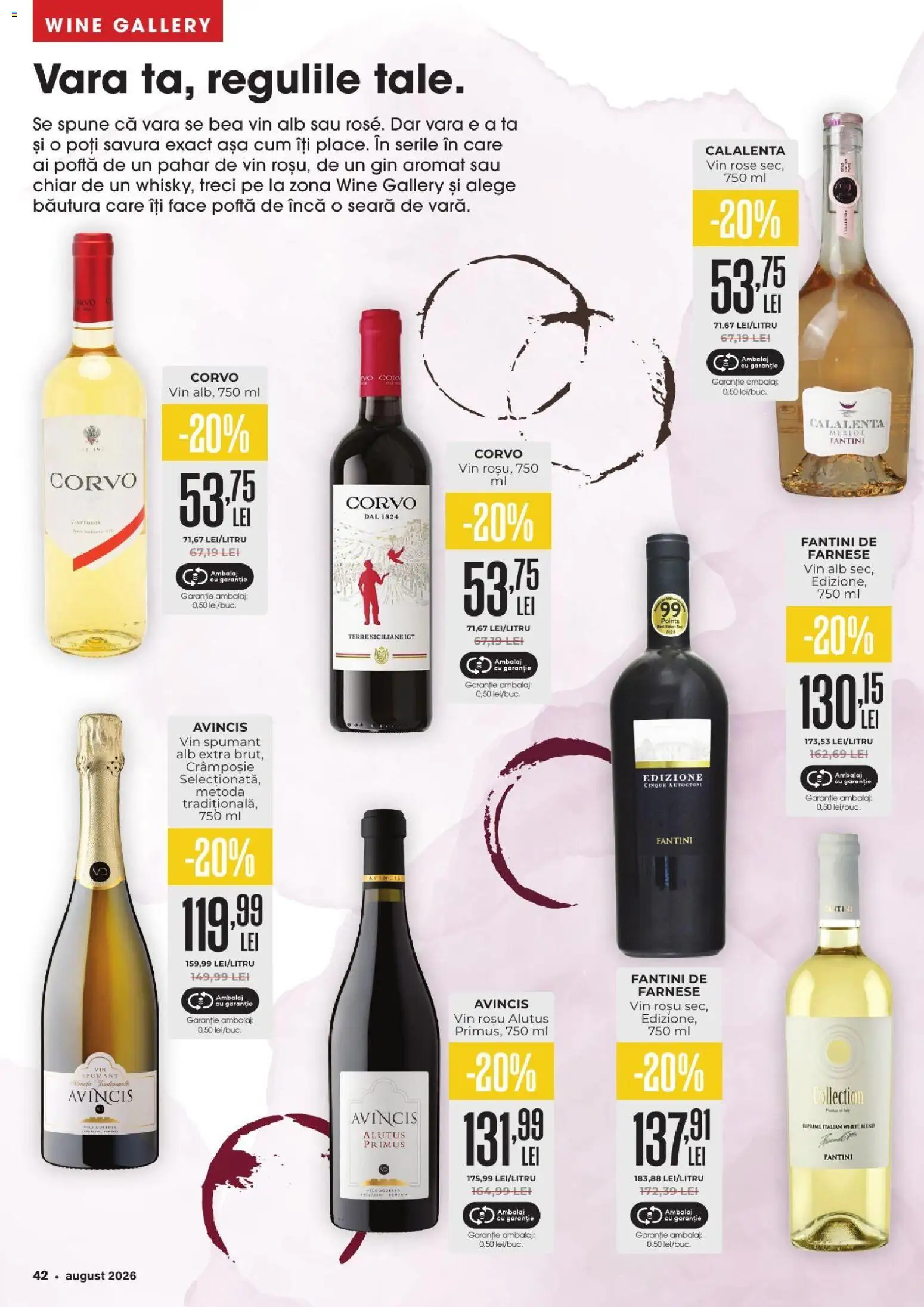 Catalog Mega Image 30 Iulie - 24 August 2026 | Pagina 42 | Produse: Vin, Gin