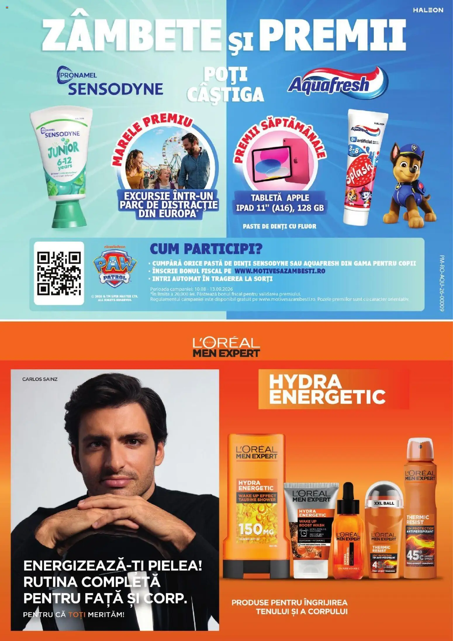 Catalog Mega Image 30 Iulie - 24 August 2026 | Pagina 47 | Produse: Tabletă, Apple, Pastă de dinți, Paste