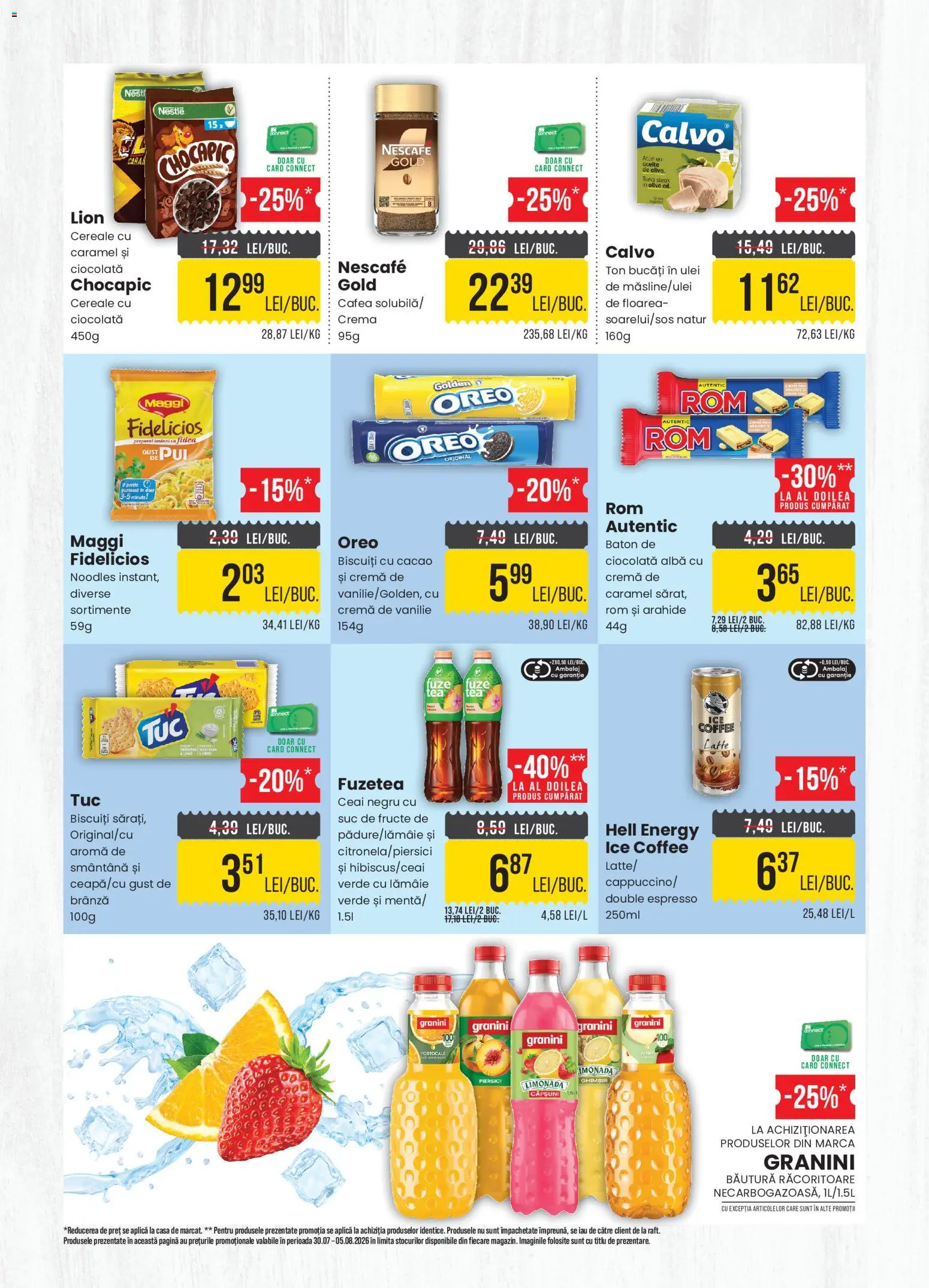 Catalog Mega Image 30 Iulie - 4 August 2026 | Pagina 3 | Produse: Arahide, Rom, Ceai, Smântână